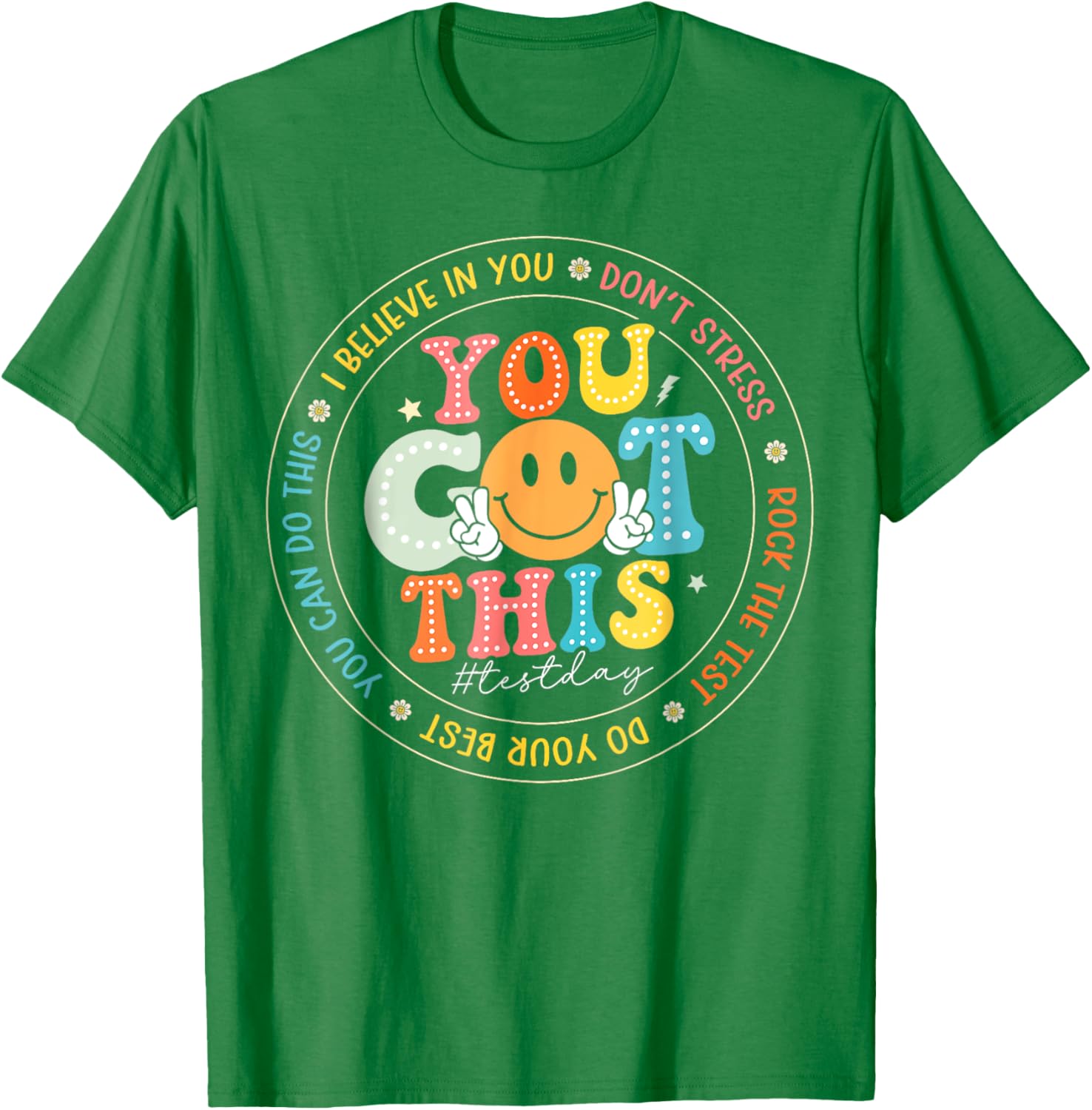 Test Day You Got This Rock The Test Teacher Testing Day T-Shirt