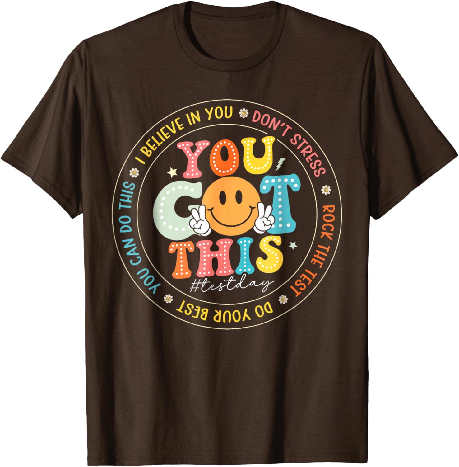 Test Day You Got This Rock The Test Teacher Testing Day T-Shirt