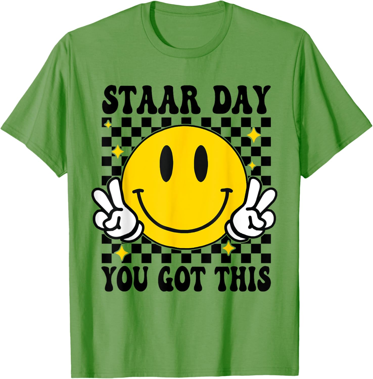 Test Staar Day You Got This Teacher Retro Groovy Testing Day T-Shirt