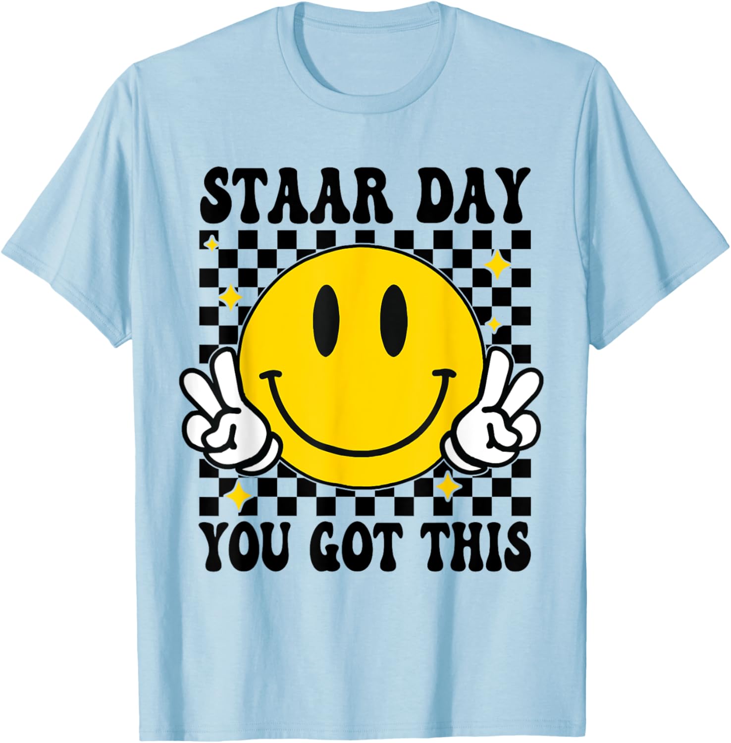 Test Staar Day You Got This Teacher Retro Groovy Testing Day T-Shirt