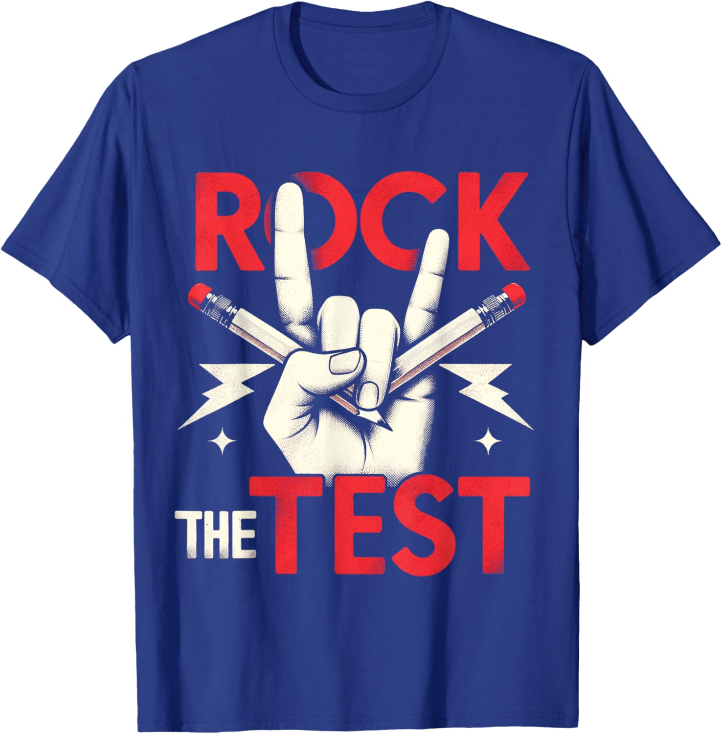Testing Day Rock The Test Rock Music Teacher Student T-Shirt