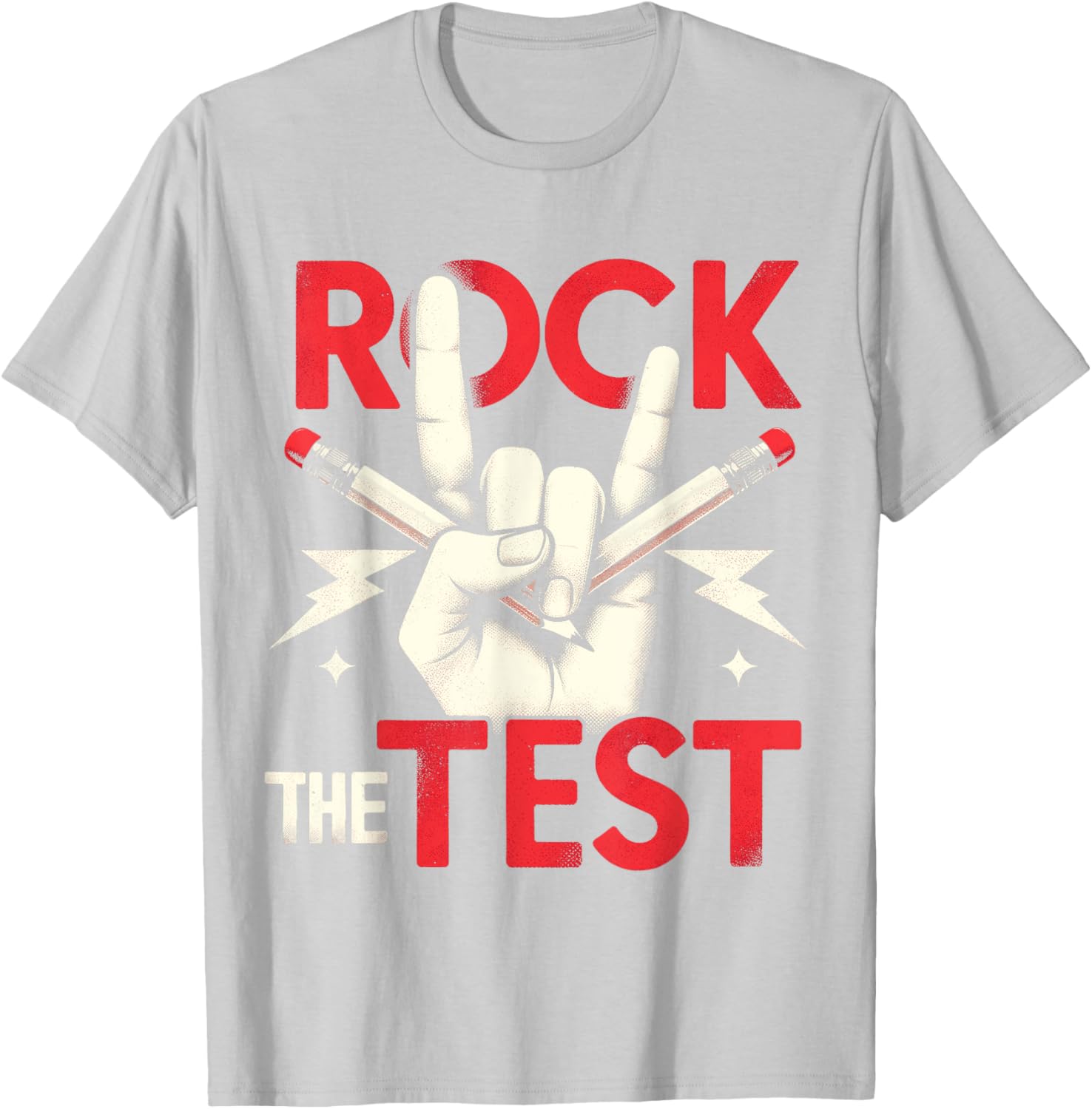 Testing Day Rock The Test Rock Music Teacher Student T-Shirt