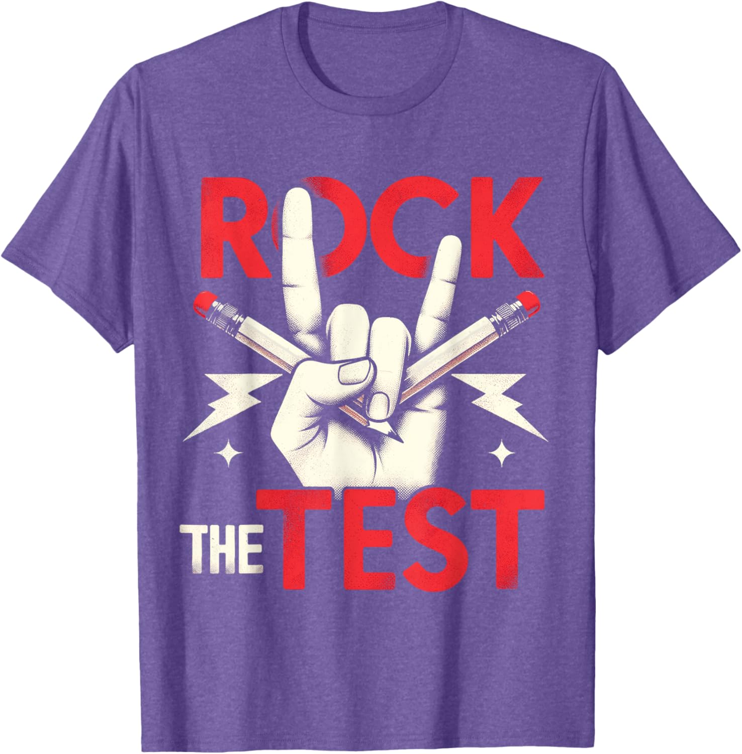 Testing Day Rock The Test Rock Music Teacher Student T-Shirt