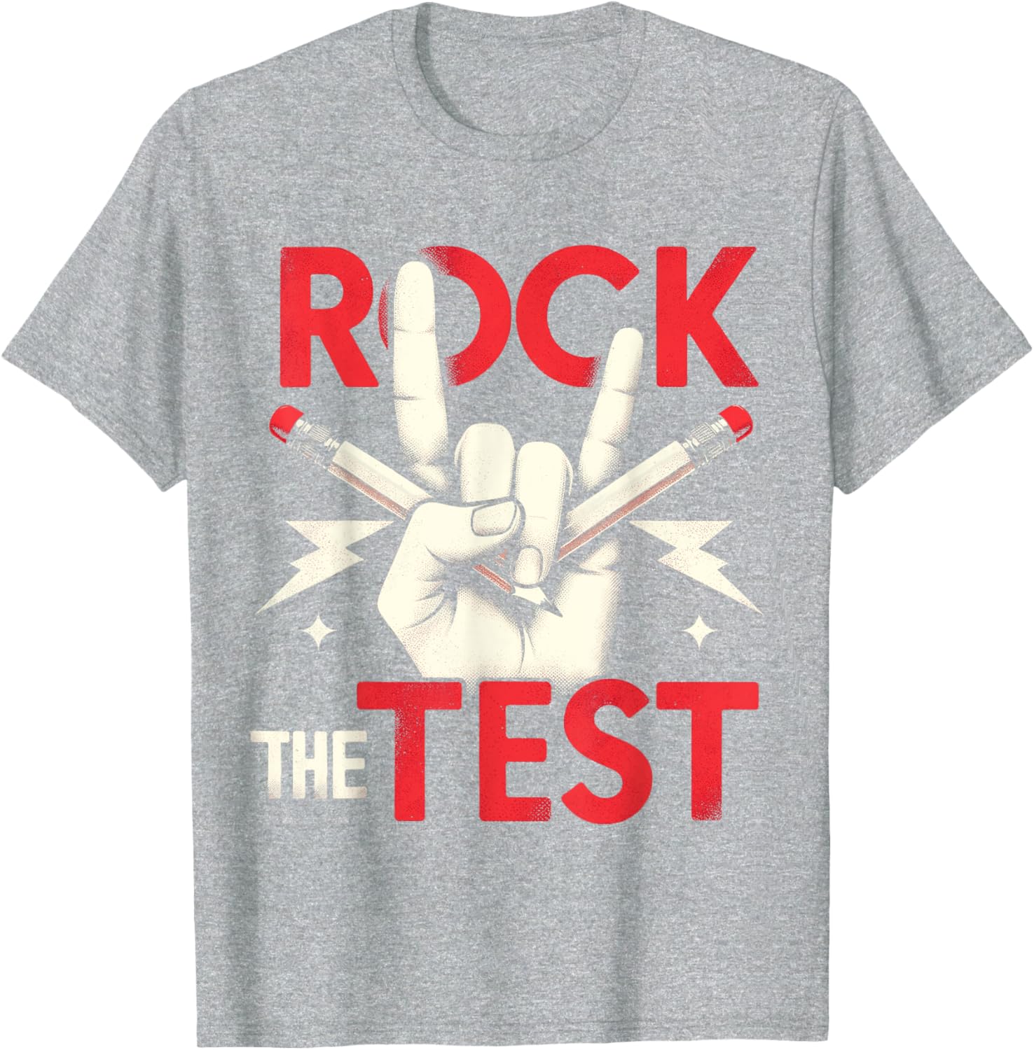 Testing Day Rock The Test Rock Music Teacher Student T-Shirt
