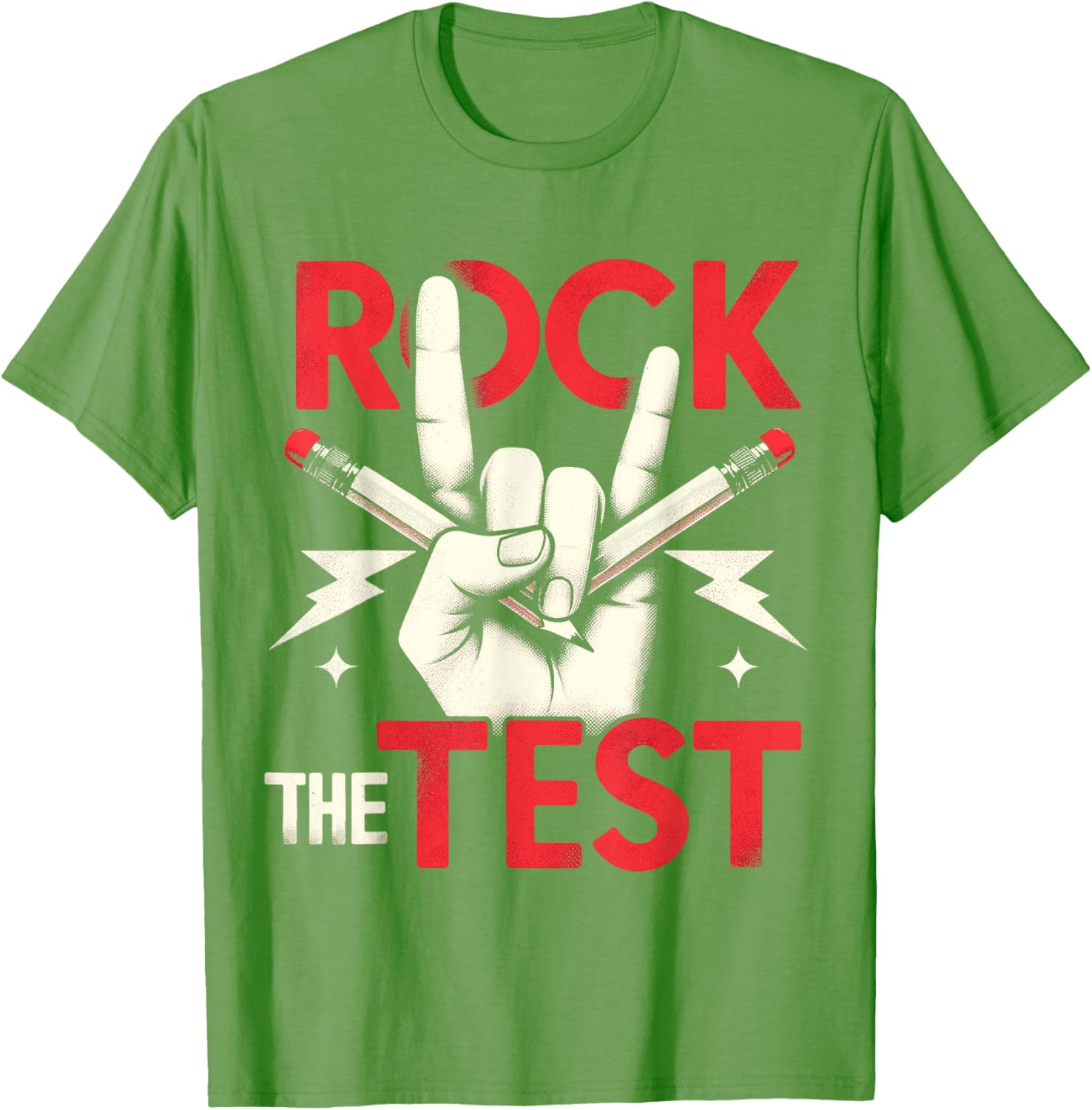 Testing Day Rock The Test Rock Music Teacher Student T-Shirt