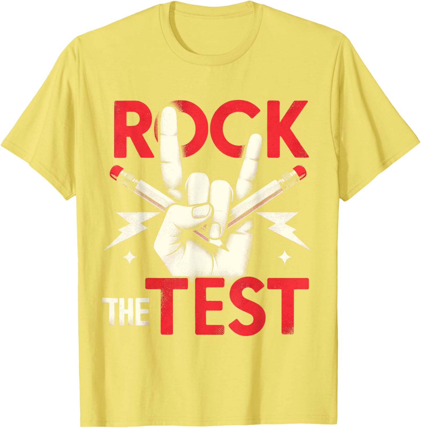 Testing Day Rock The Test Rock Music Teacher Student T-Shirt