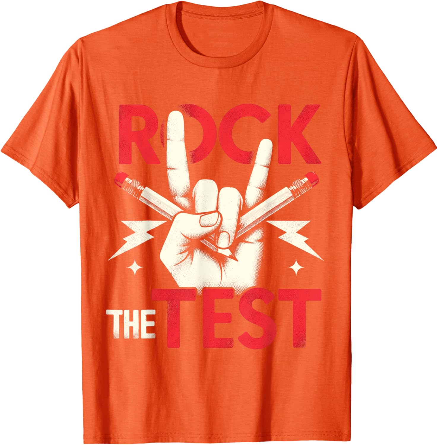 Testing Day Rock The Test Rock Music Teacher Student T-Shirt