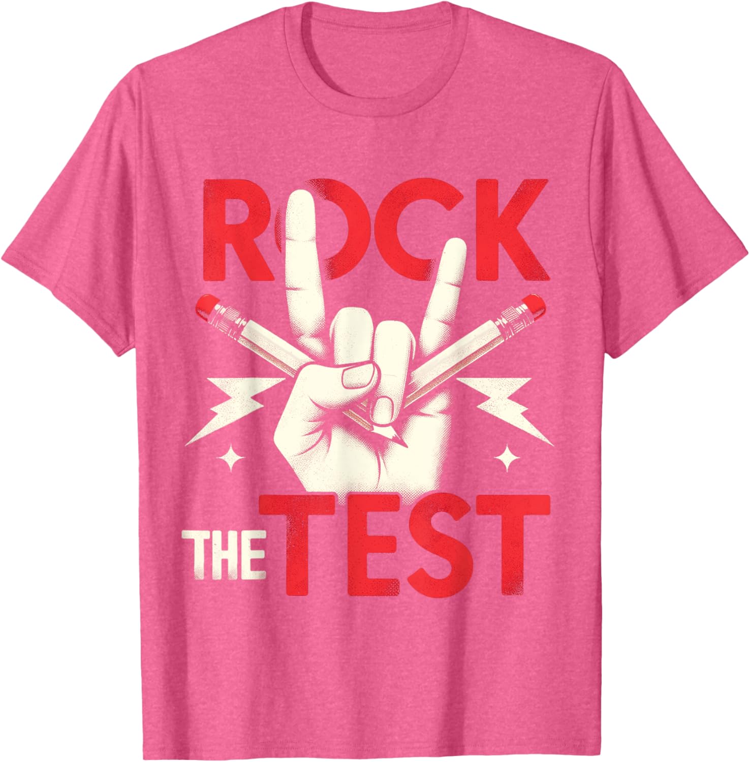 Testing Day Rock The Test Rock Music Teacher Student T-Shirt