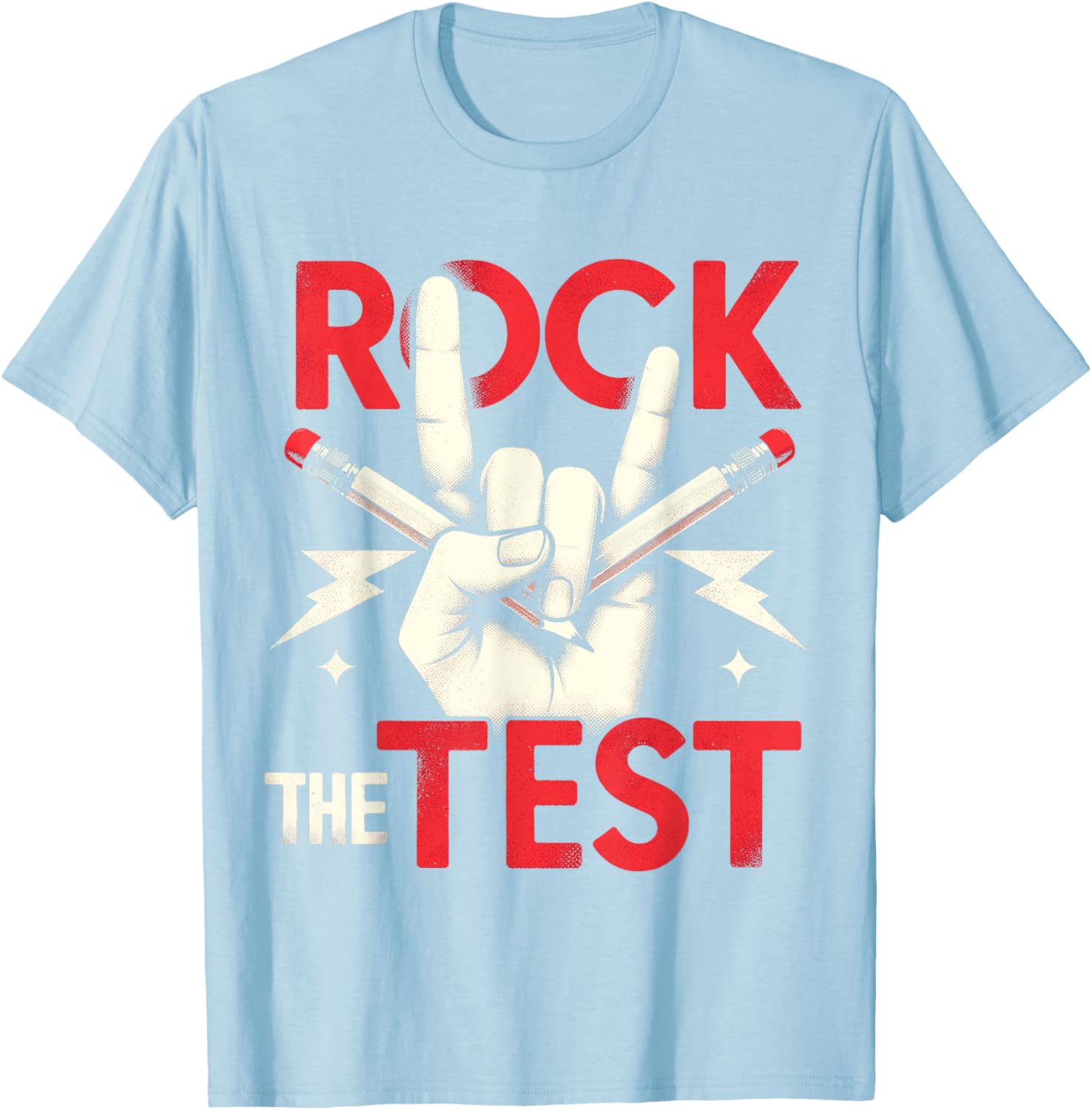Testing Day Rock The Test Rock Music Teacher Student T-Shirt