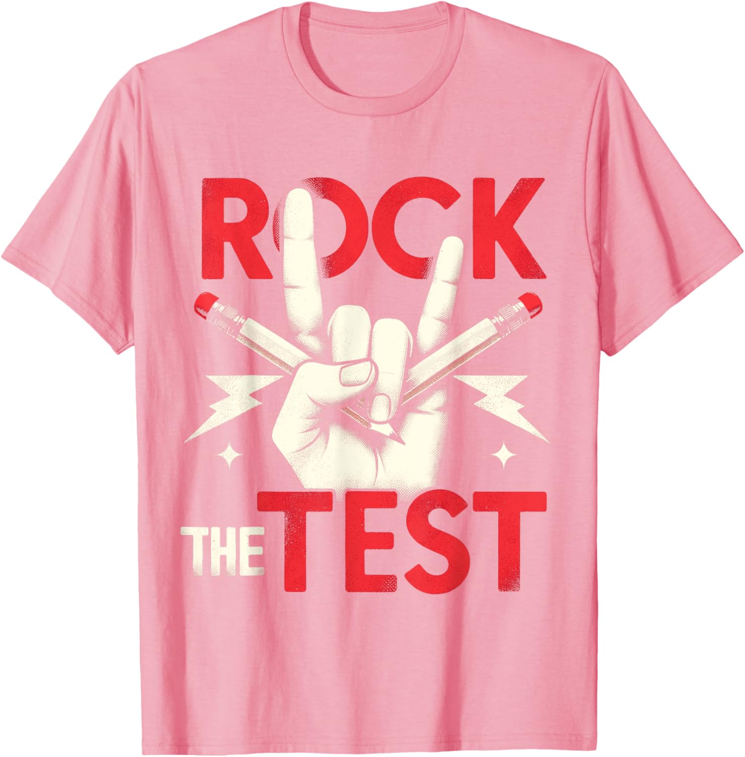Testing Day Rock The Test Rock Music Teacher Student T-Shirt