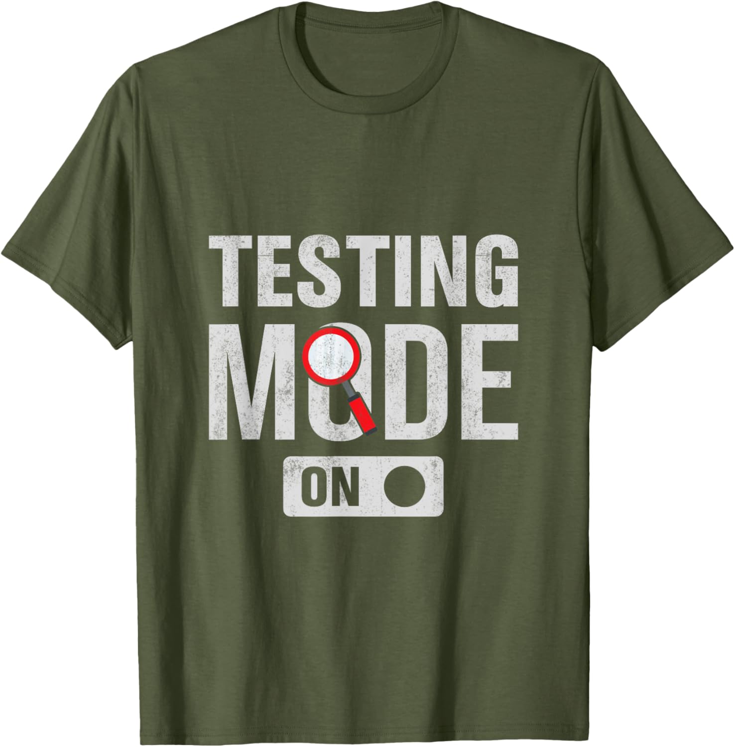 Testing Mode on for Women Kids Test Day Teacher T-Shirt