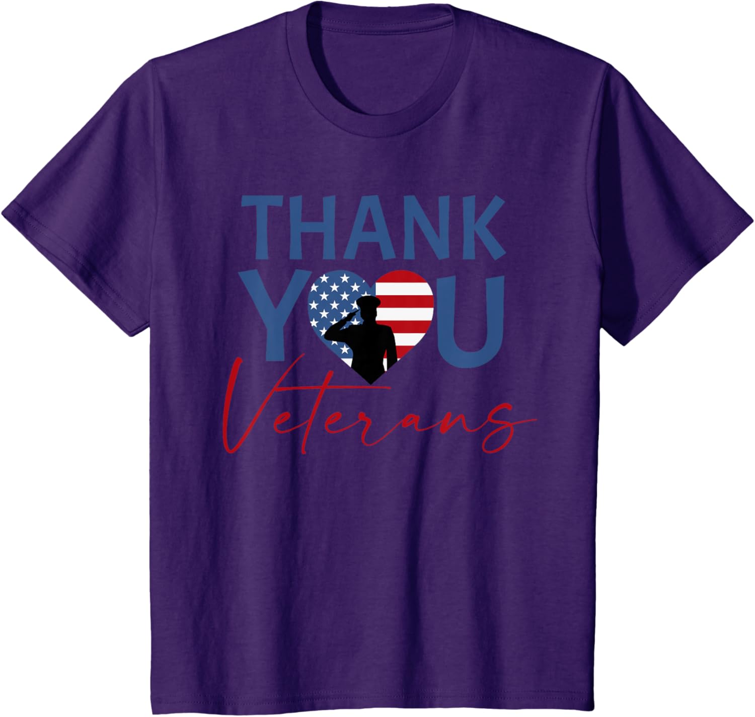 Thank you Veterans American Flag Proud Veteran T-Shirt