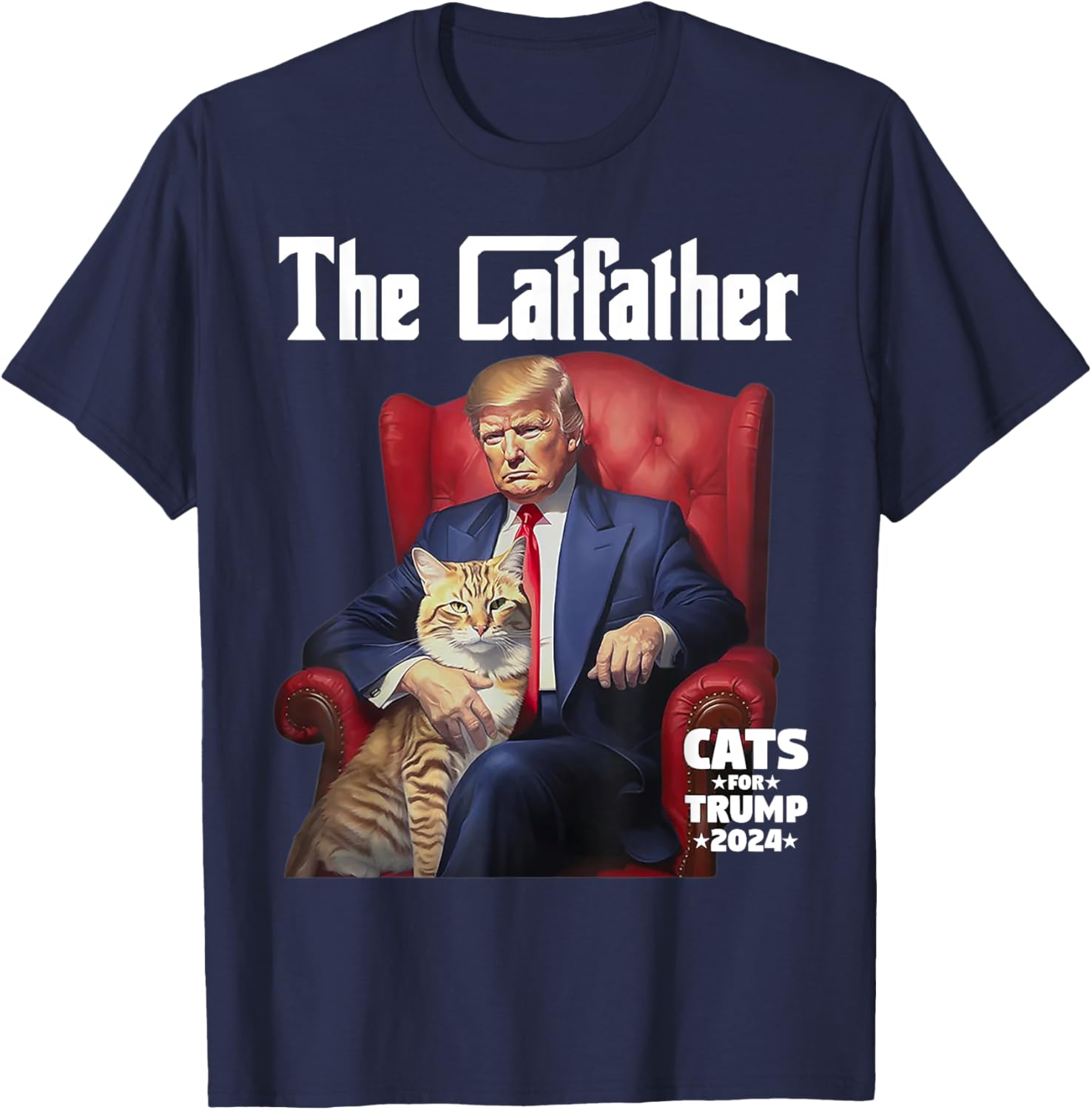 The Catfather Cat For Trump 2024 T-Shirt