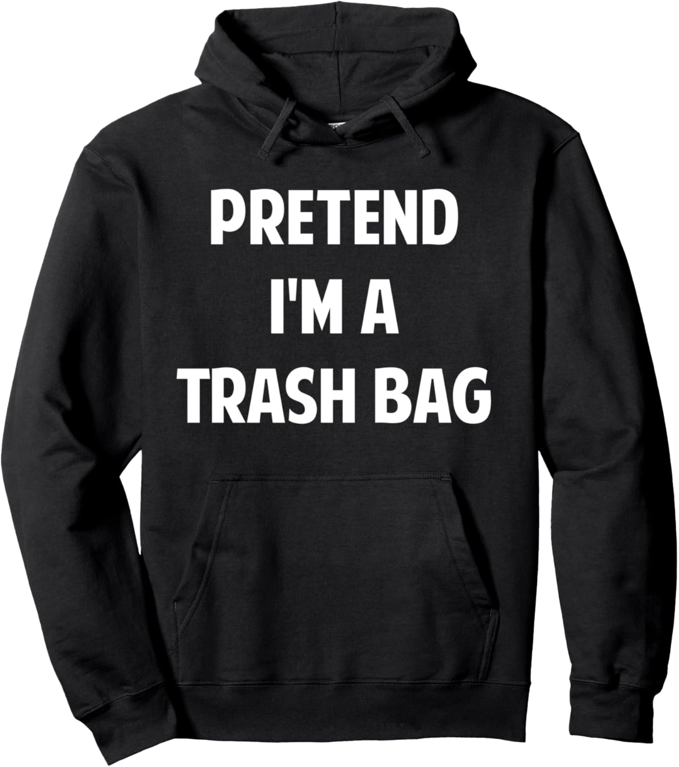 Trash Bag perfect response to Biden trashing MAGA backers Pullover Hoodie