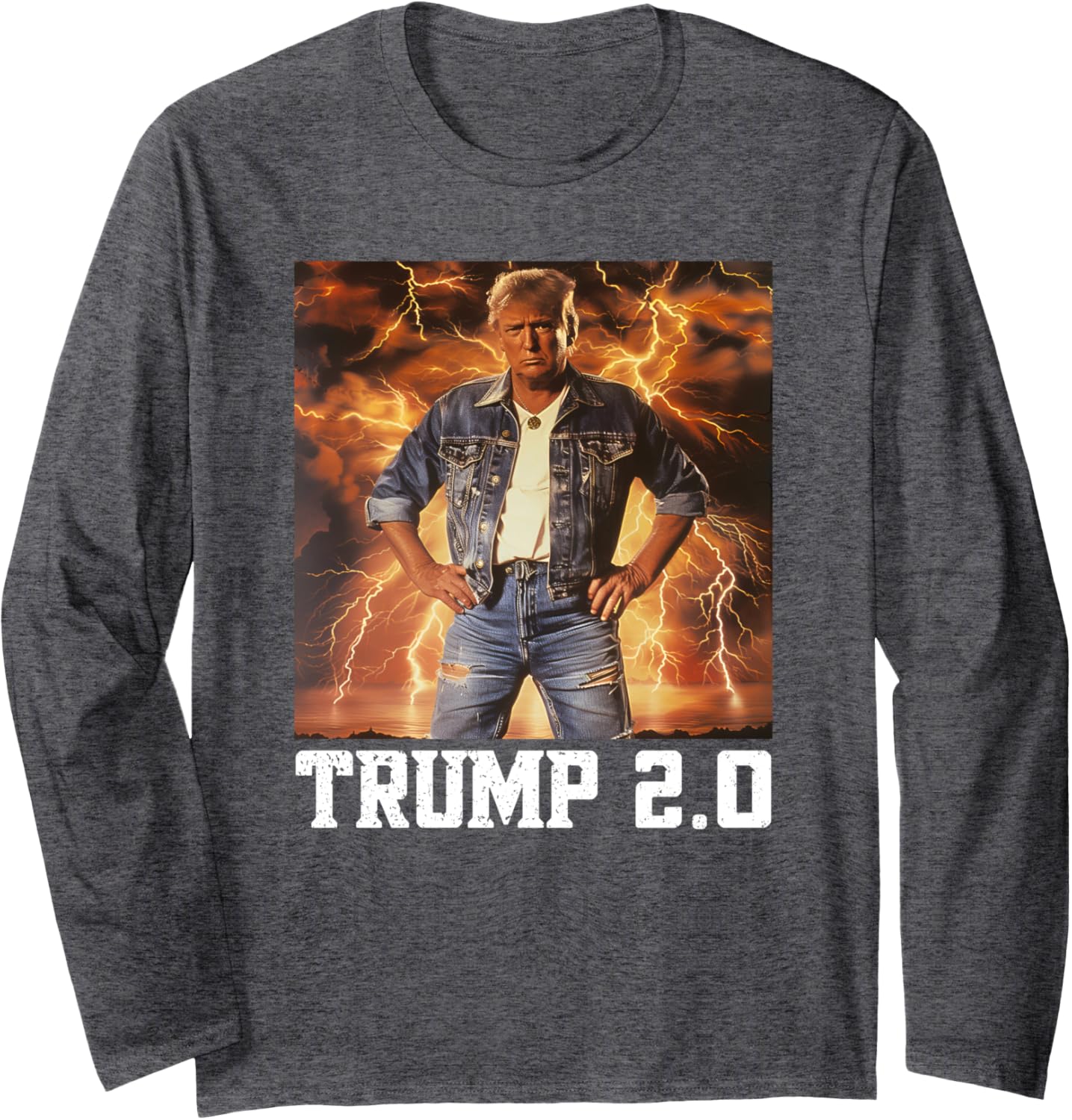 Trump 2.0 Second Term Epic Trump Inauguration 2025 Long Sleeve T-Shirt