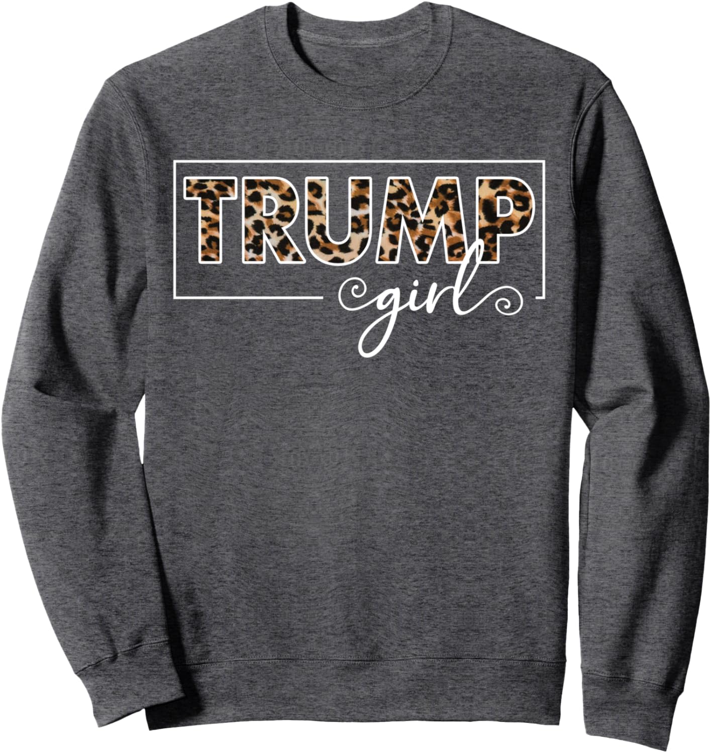 Trump 2020 Trump Girl Leopard Pattern Sweatshirt