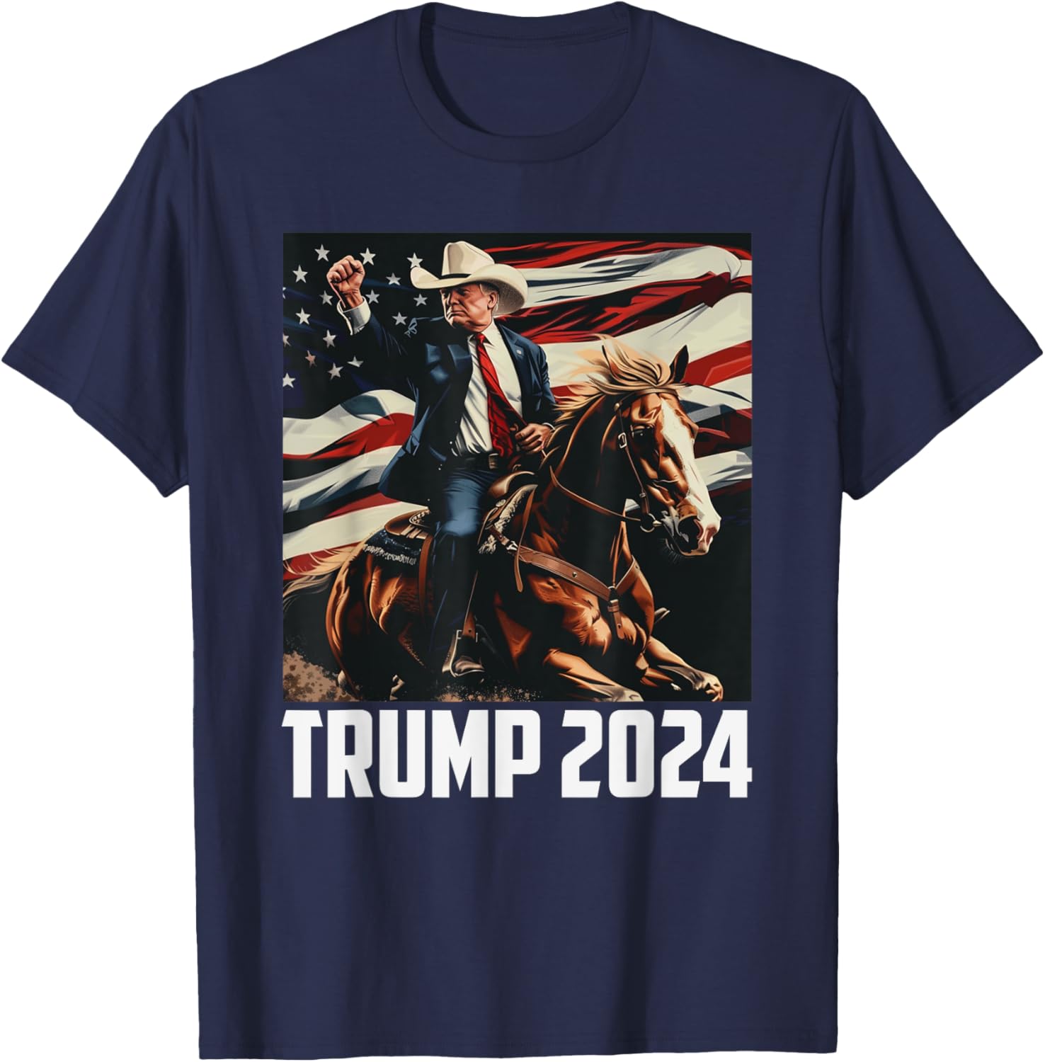 Trump 2024 4th of July Patriotic America Independence Day T-Shirt