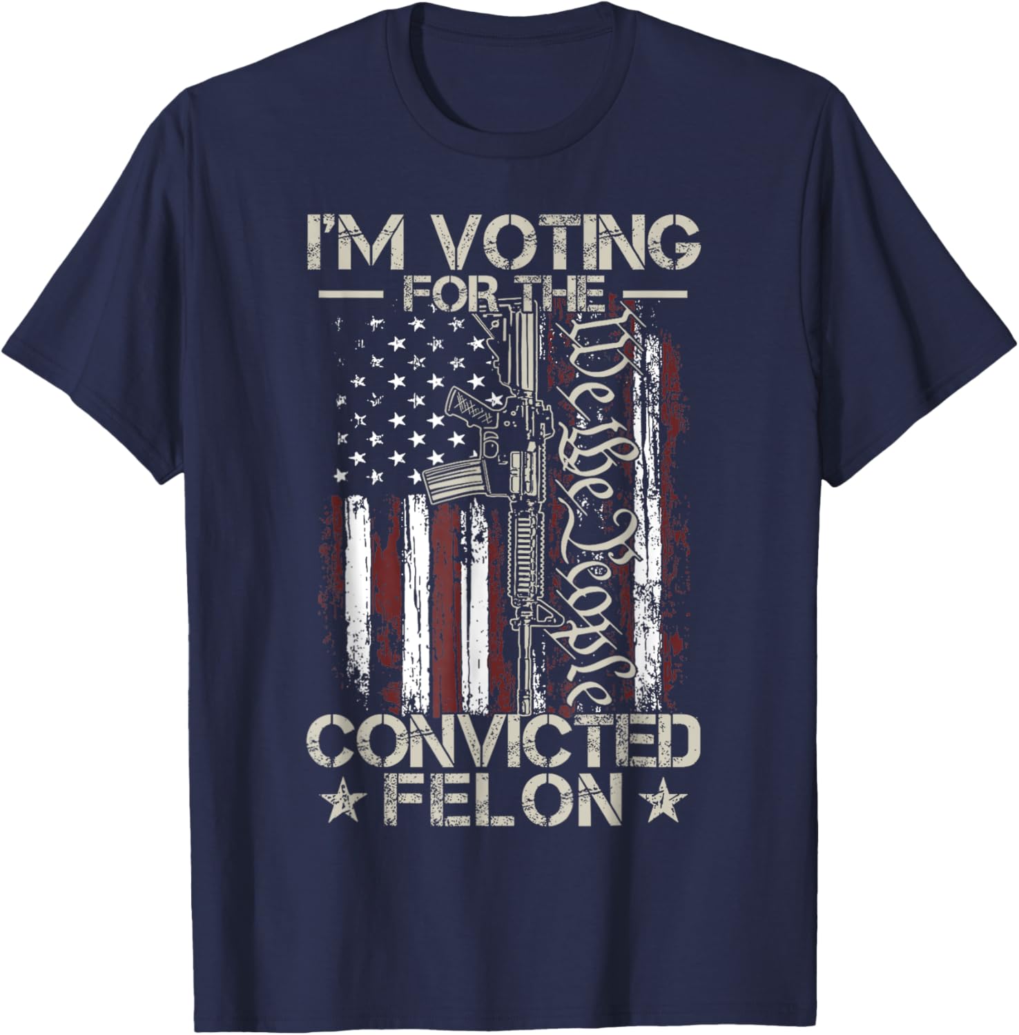 Trump 2024 Convicted Felon, I'm Voting Convicted Felon 2024 T-Shirt