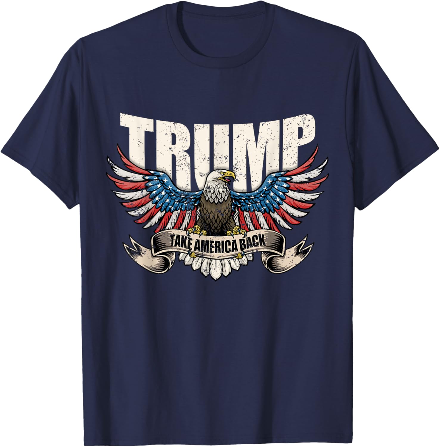 Trump 2024 Flag Take America Back Men Women Donald Trump T-Shirt