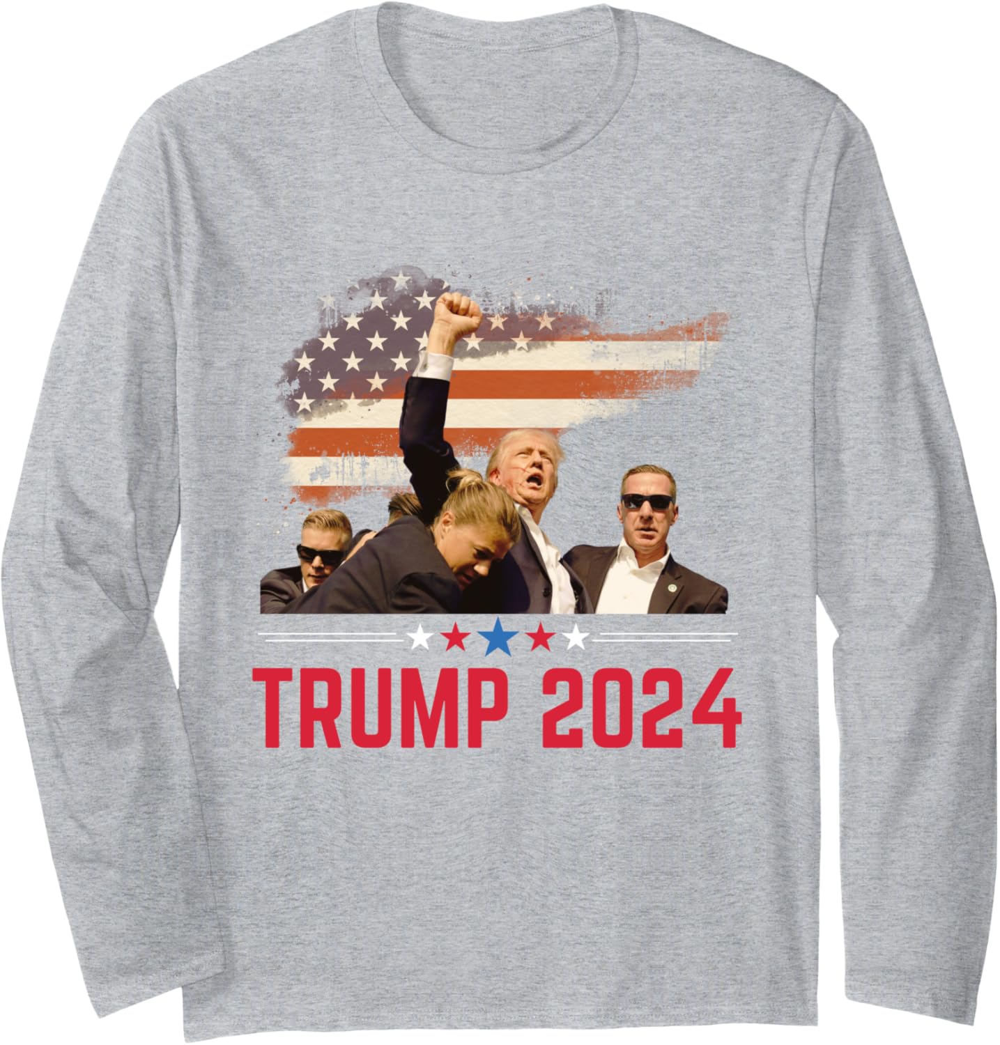 Trump 2024 Outlaw Hillbilly J.D.Vance 2024 Donald Trump Long Sleeve T-Shirt