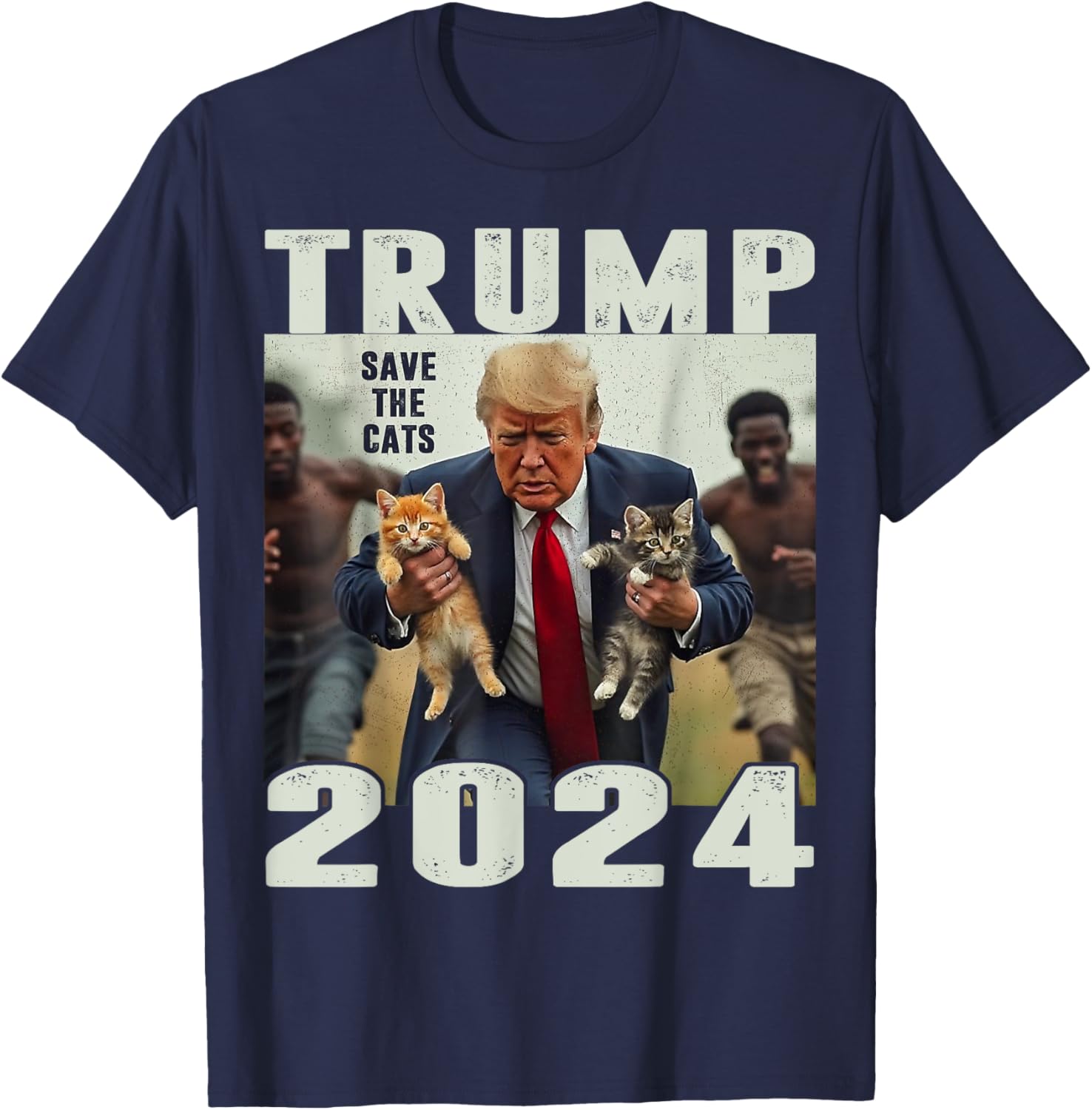 Trump 2024 Save the Cats Saying Debate T-Shirt