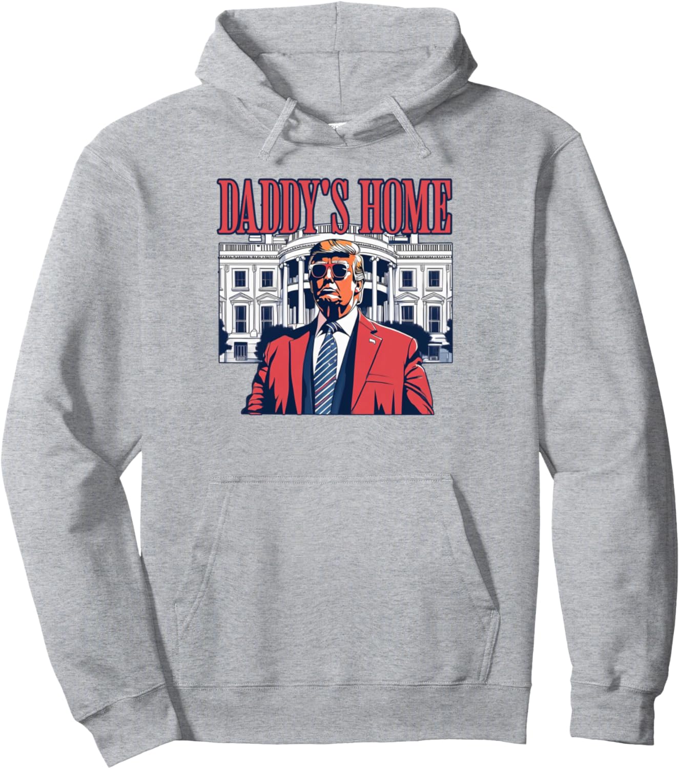 Trump 2024 Take America Back Daddy's Home Trump 2024 Pullover Hoodie