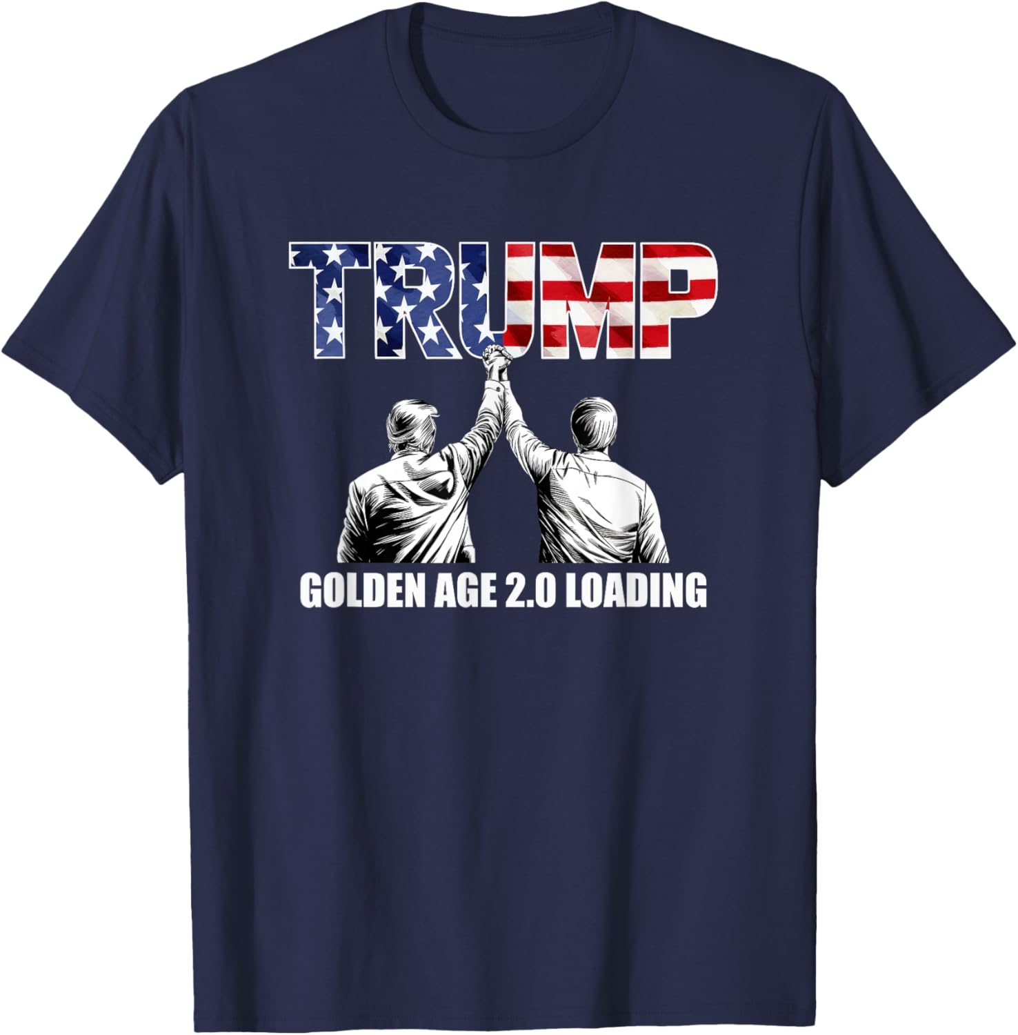 TRUMP 47 Golden Age 2.0 Loading Trump Wins T-Shirt