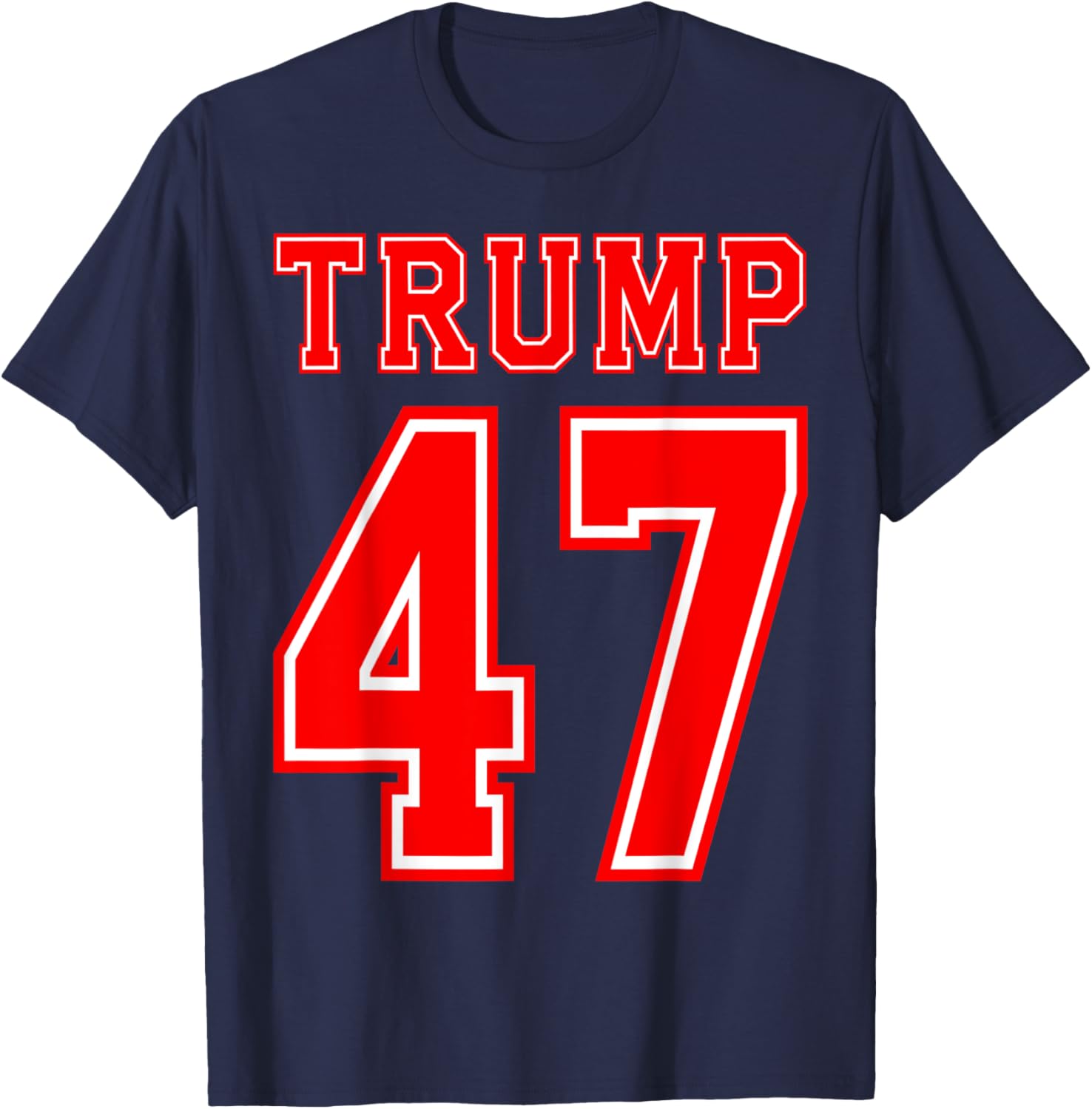 Trump 47 USA Trump 47th President America Patriotic Trump T-Shirt