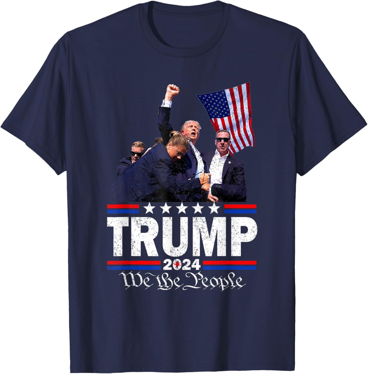 Trump Assasination Bloody Ear Bleeding Butler PA Trump T-Shirt