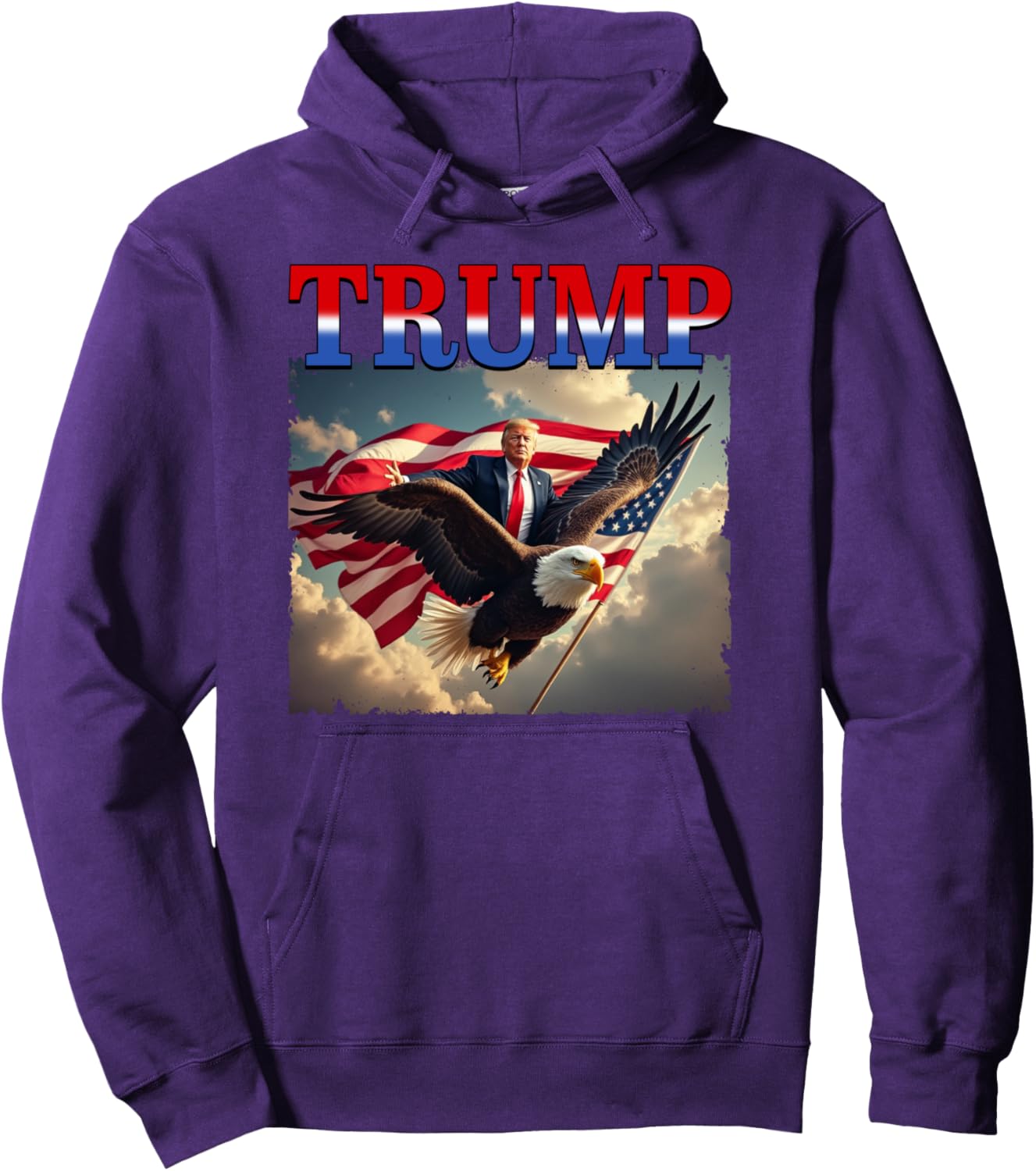 Trump Eagle, USA President Icon 2024,Vote Republican Pullover Hoodie