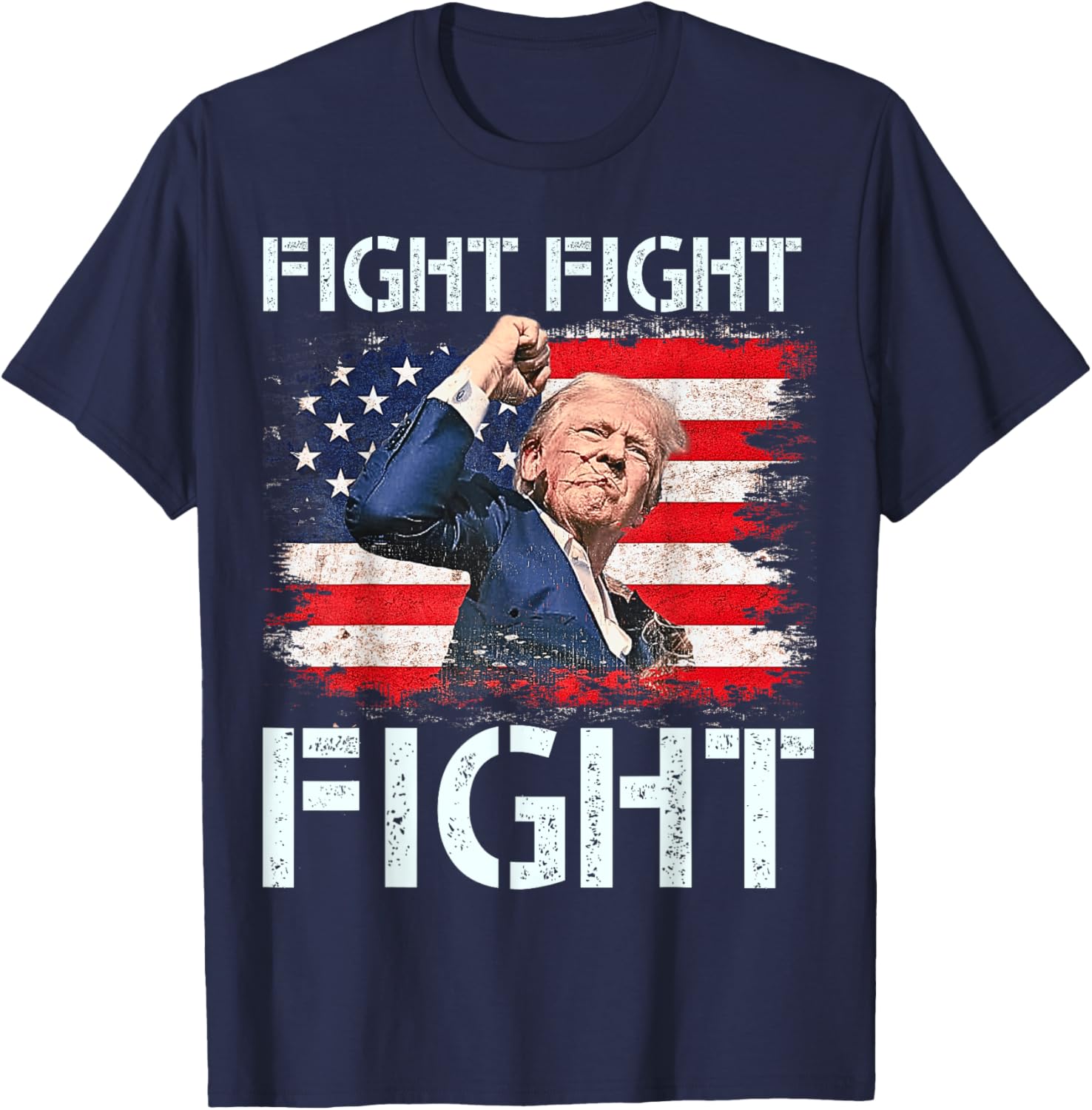 Trump Fight Fight Fight Trump Signals To Americans to Fight T-Shirt