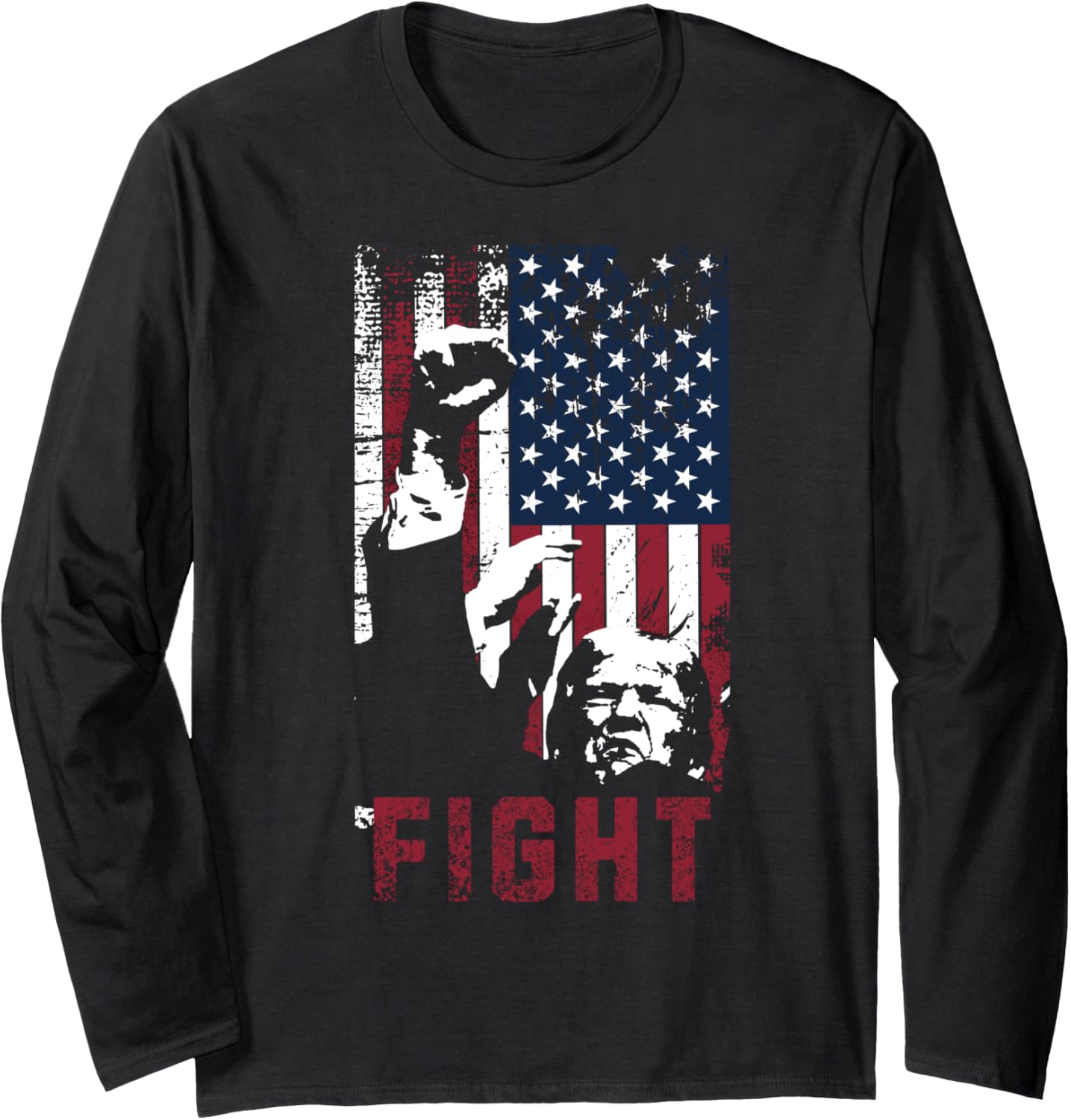 Trump Fight USA Long Sleeve T-Shirt