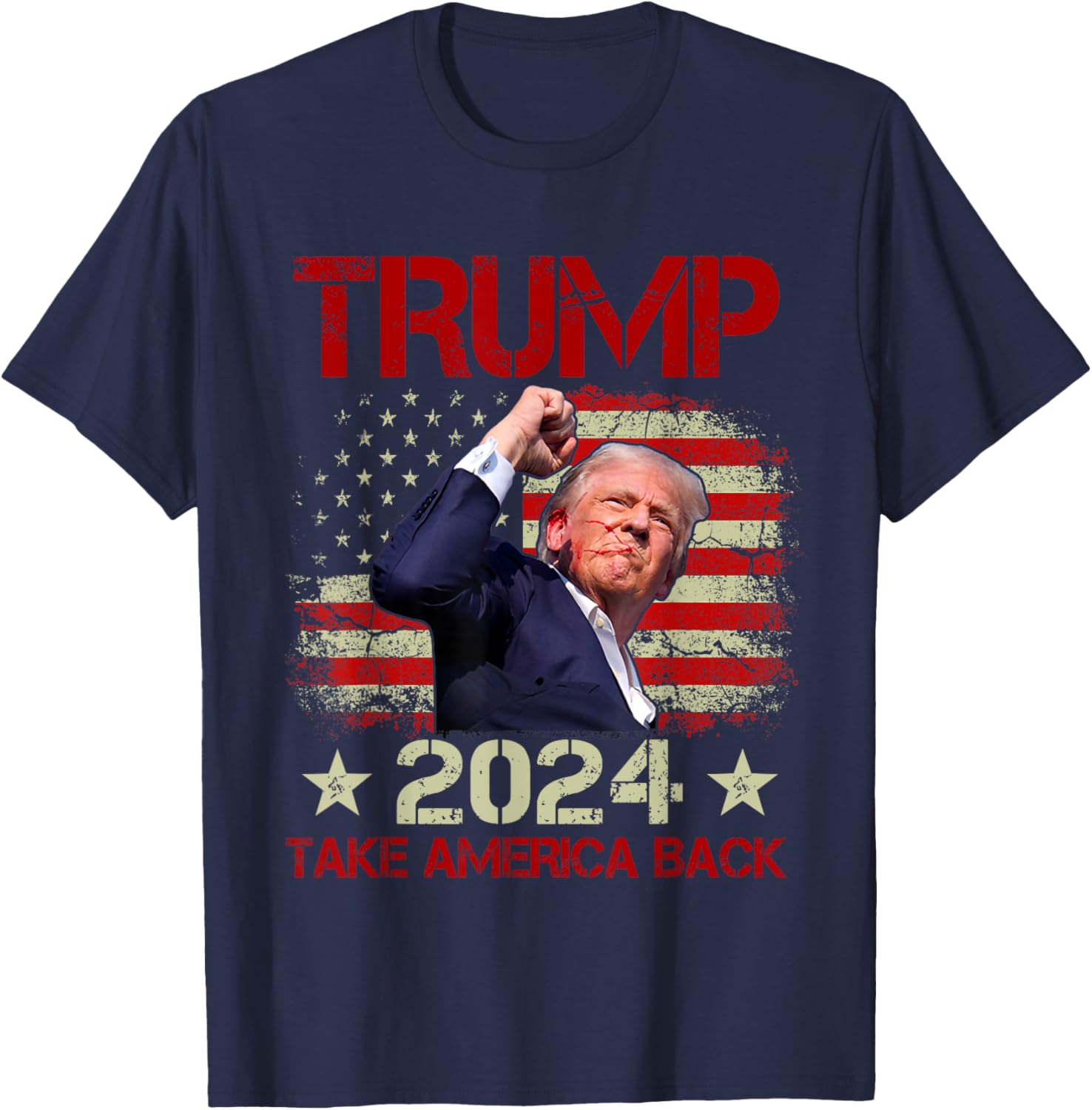 Trump Fist Pump Shot At Trump 2024 Trump Survives Rally T-Shirt