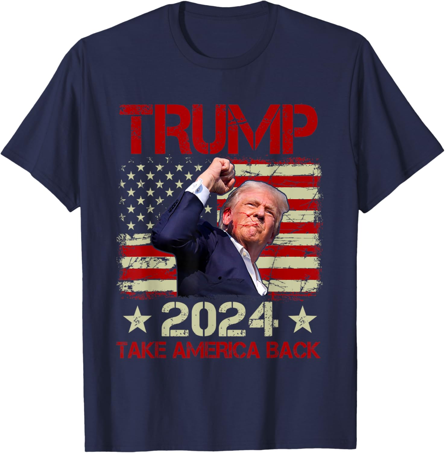 Trump Fist Pump Shot At Trump 2024 Trump Survives Rally T-Shirt