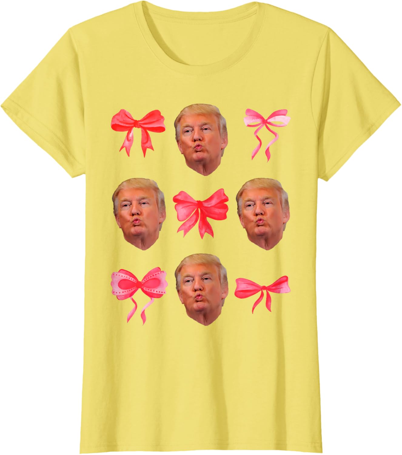 Trump Girl 47 President MAGA Pink Coquette Bow Girly Y2K T-Shirt