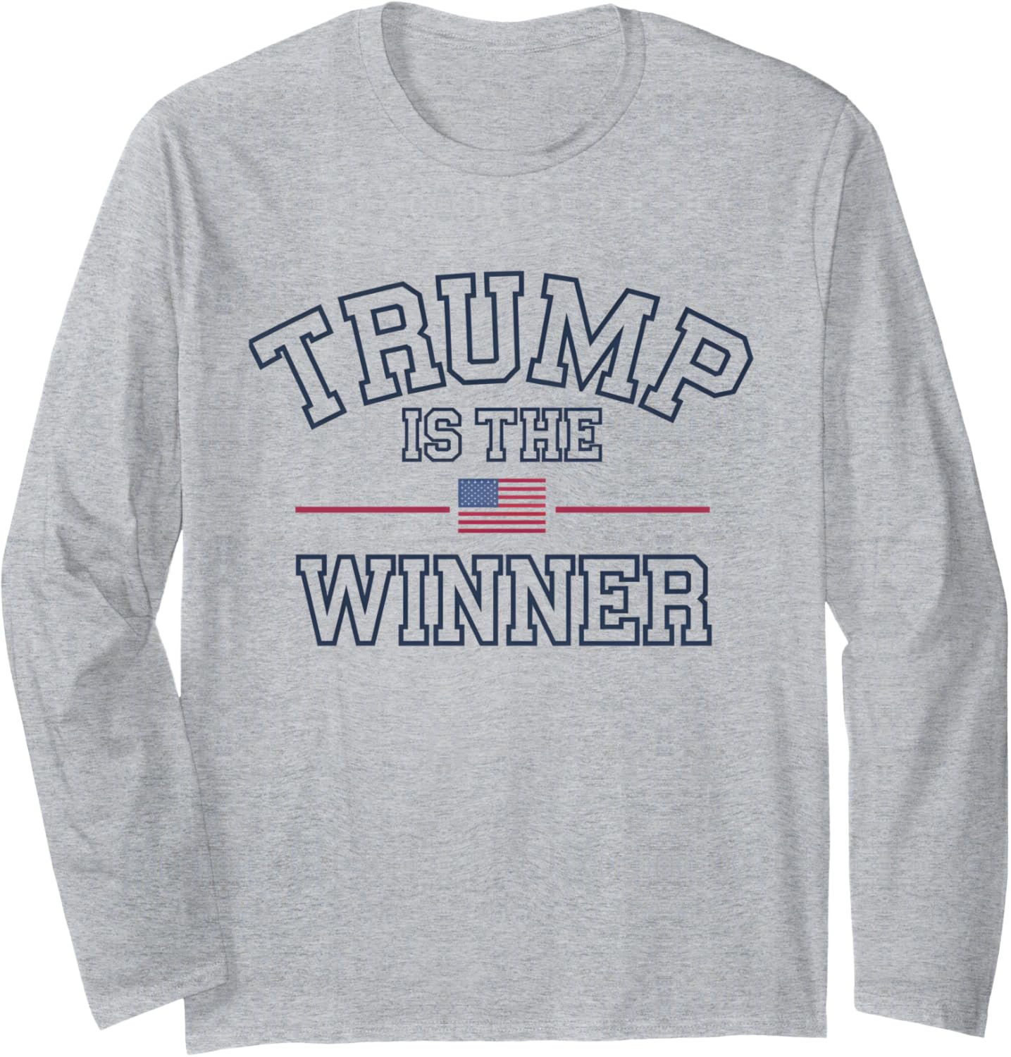 Trump is the Winner 2024 Celebrate America with Pride Long Sleeve T-Shirt