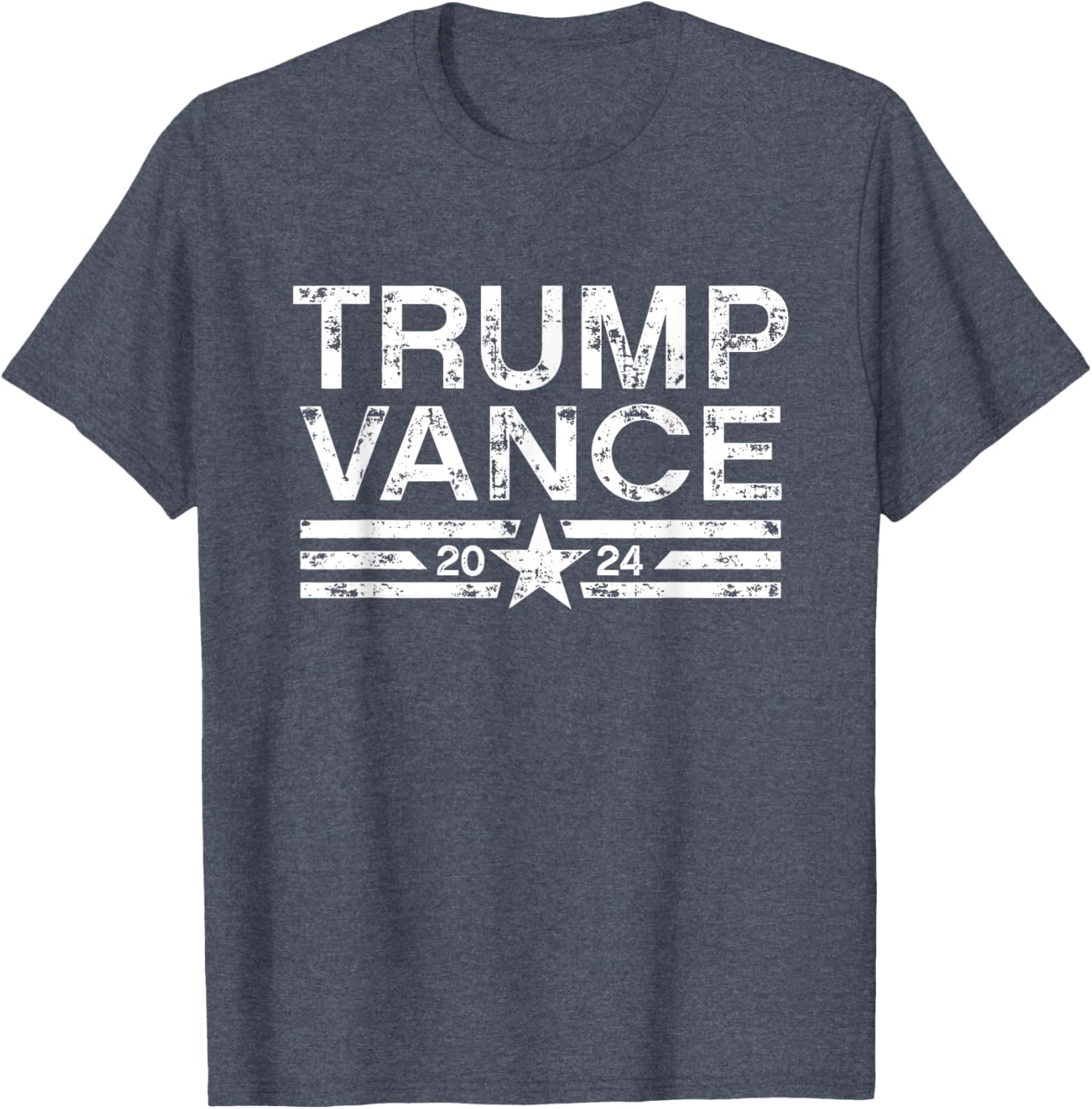 Trump J.D. Vance 2024 Retro Stripe Trump Vance T-Shirt