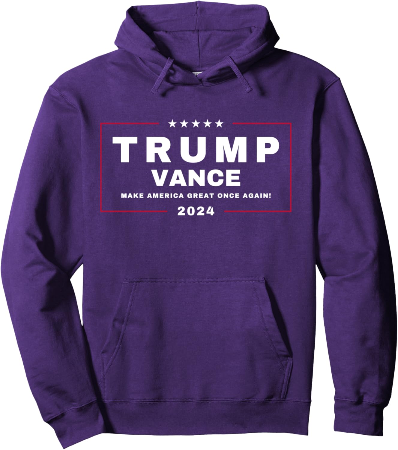 Trump JD Vance VP Make America Great Once Again! MAGA 2024 Pullover Hoodie