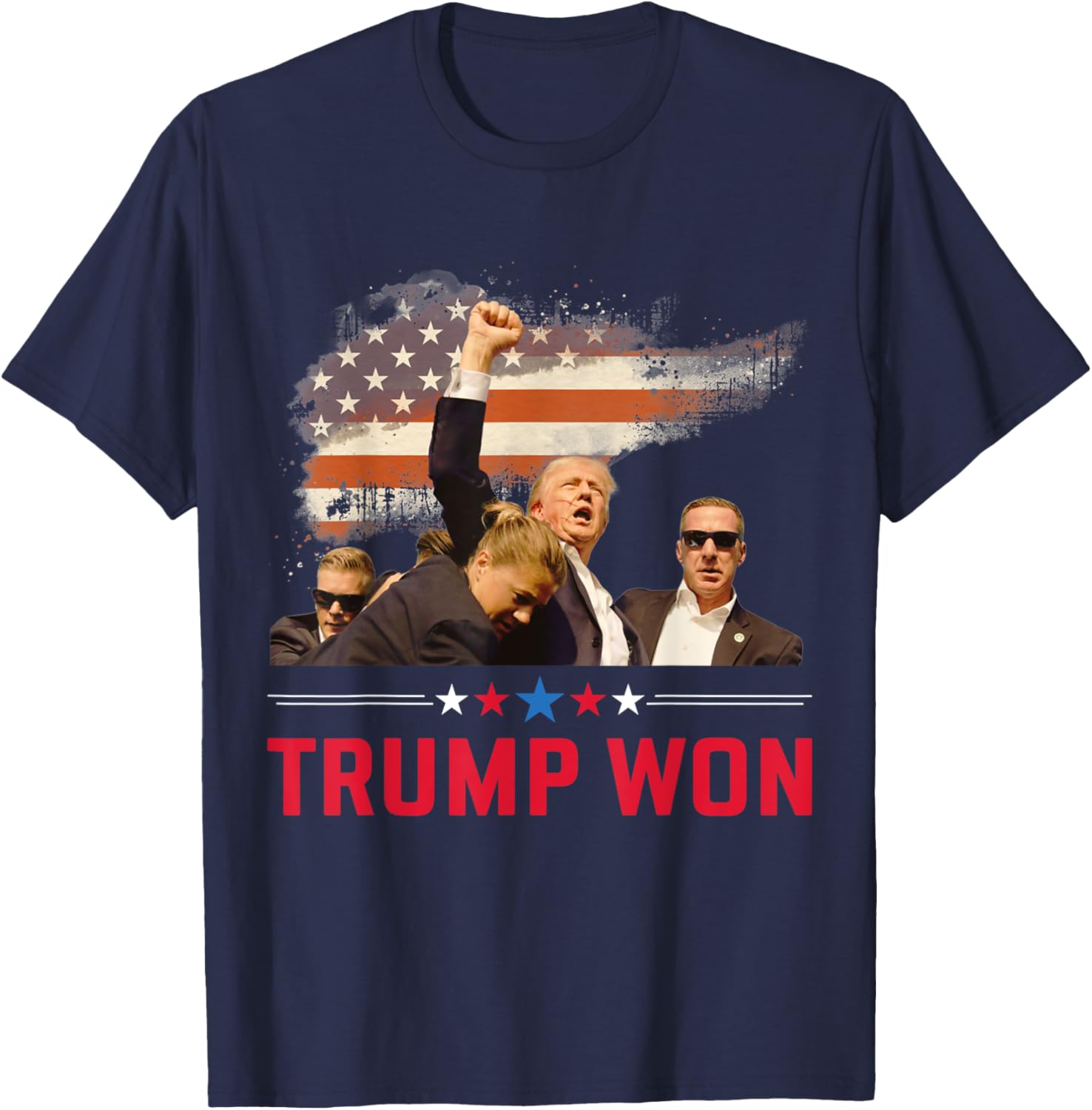 Trump JD Vance Won 2024 Inauguration Day 2025 47th President T-Shirt