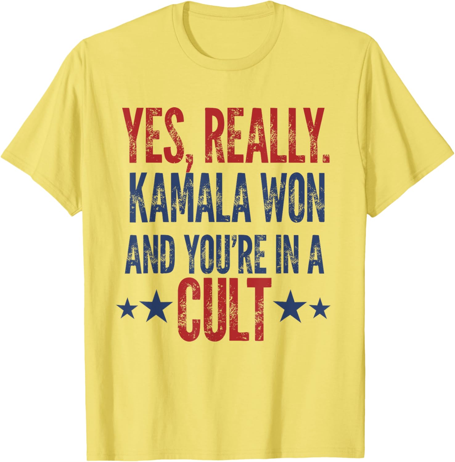 Trump Lost Kamala Won You're in a Cult Harris Walz 2024 T-Shirt