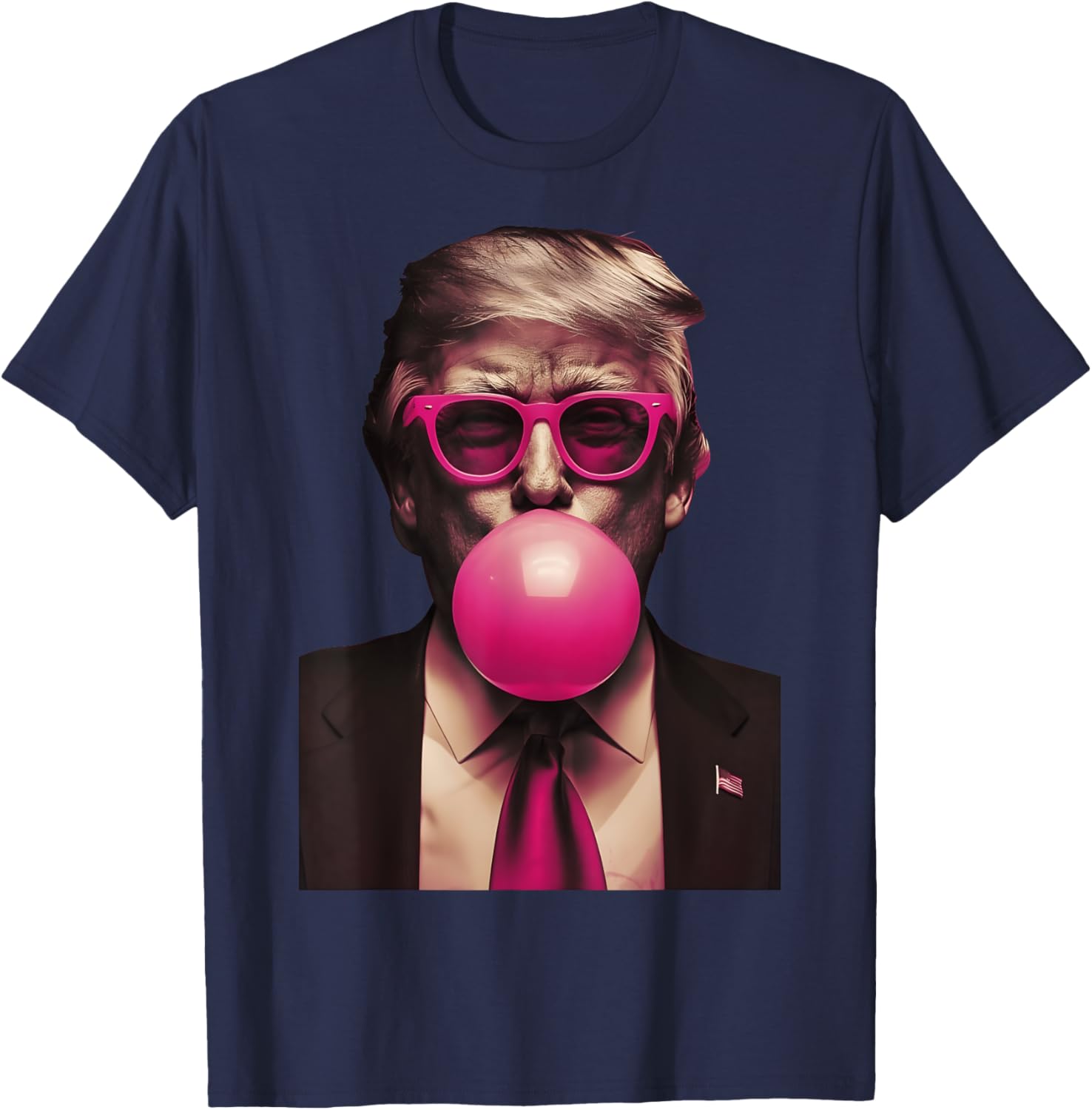 Trump Pink Bubblegum Funny T-Shirt