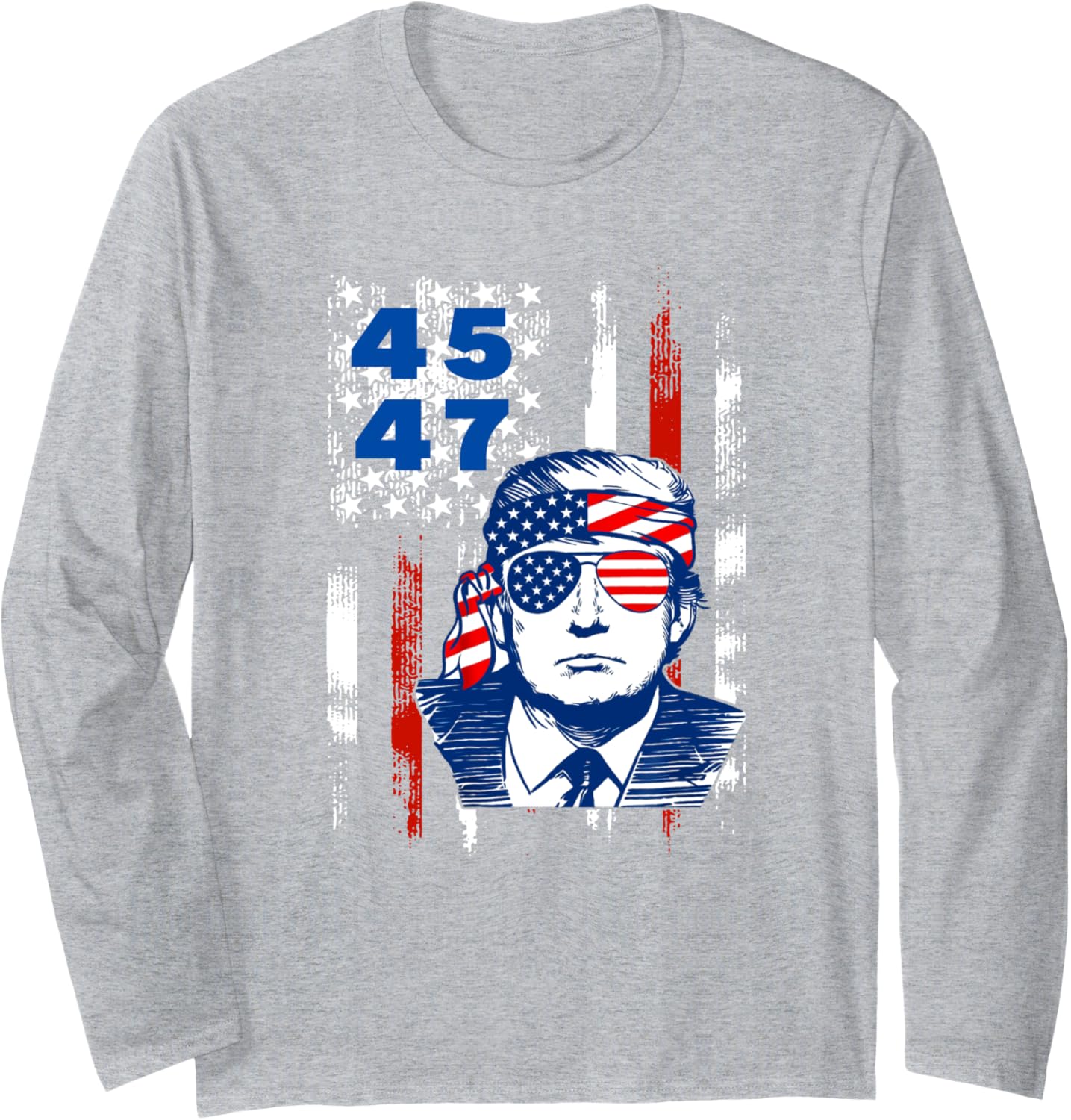 Trump President 2024 - Trump 47 - Victory For Trump Long Sleeve T-Shirt