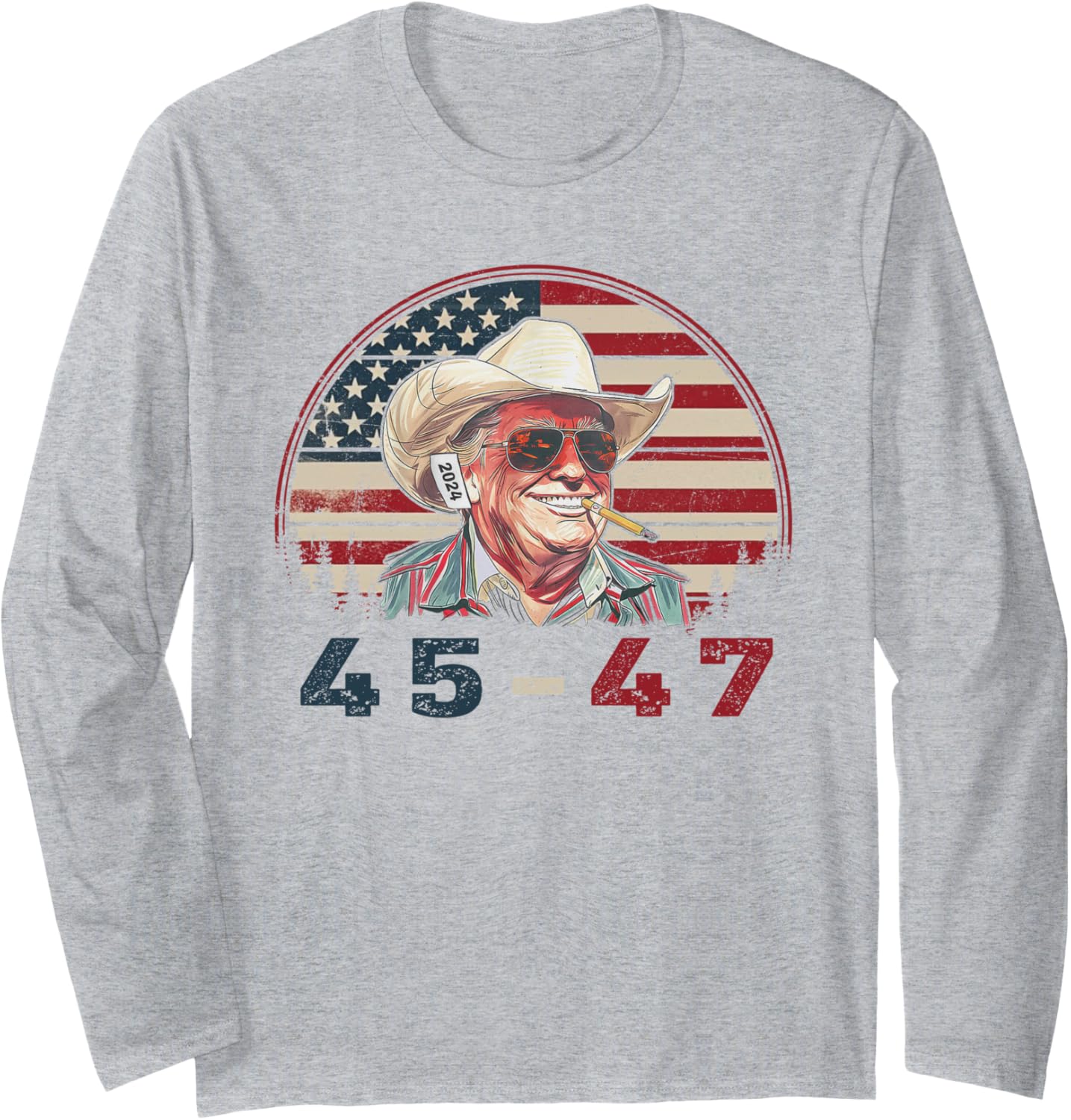 Trump President 2024 - Trump 47 - Victory For Trump Long Sleeve T-Shirt