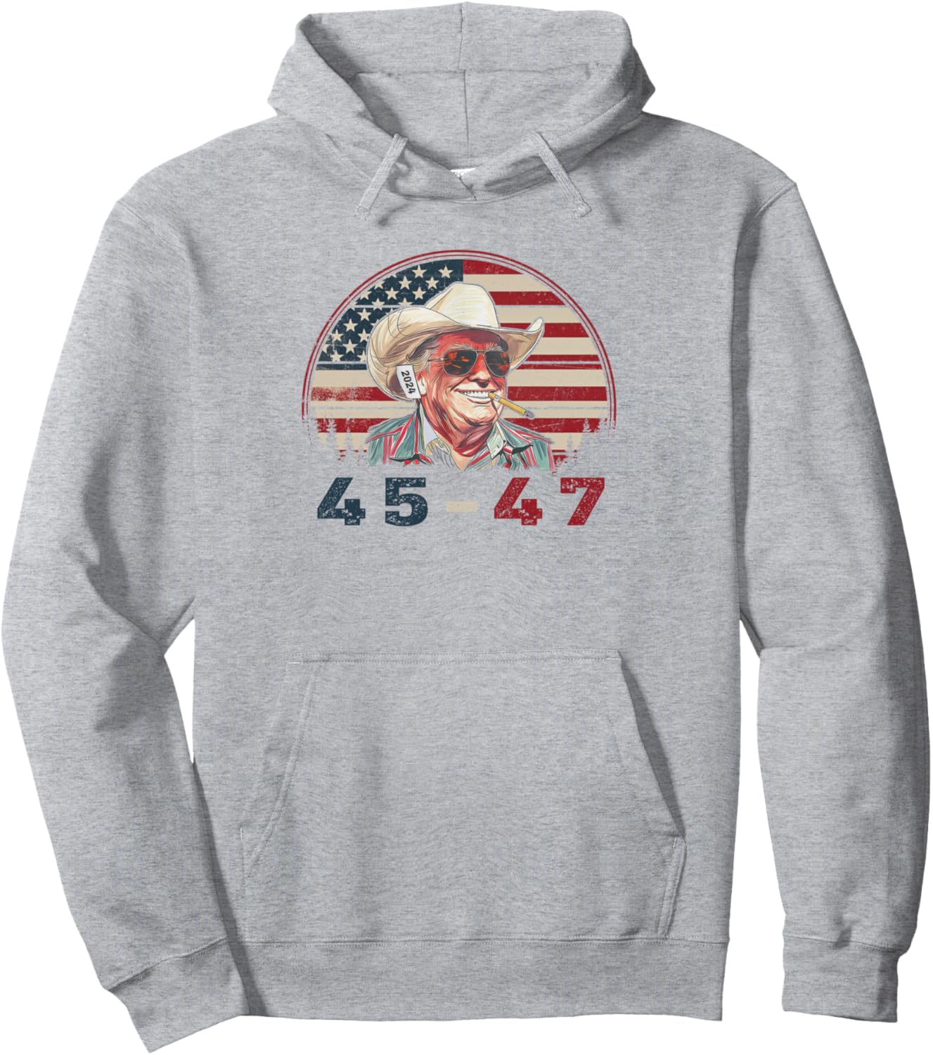 Trump President 2024 - Trump 47 - Victory For Trump Pullover Hoodie