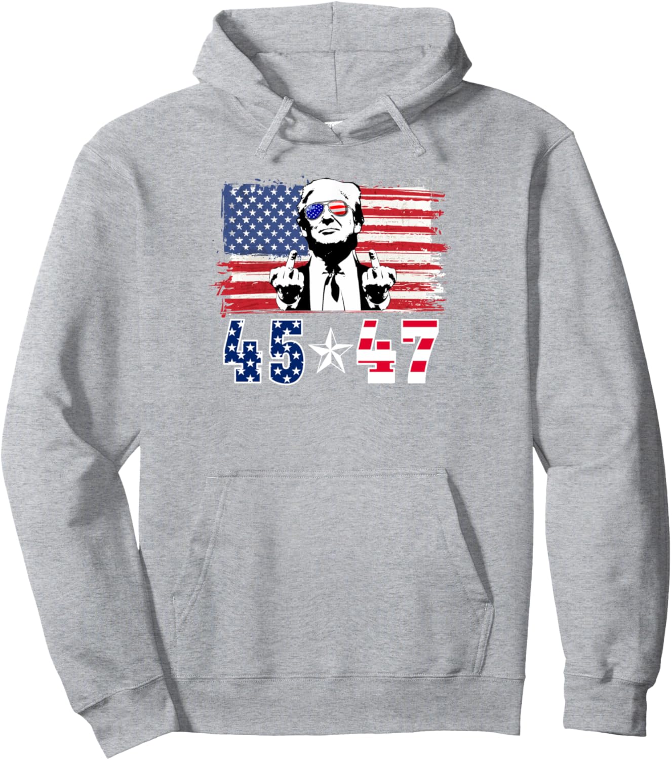 Trump President 2024 - Trump 47 - Victory For Trump Pullover Hoodie