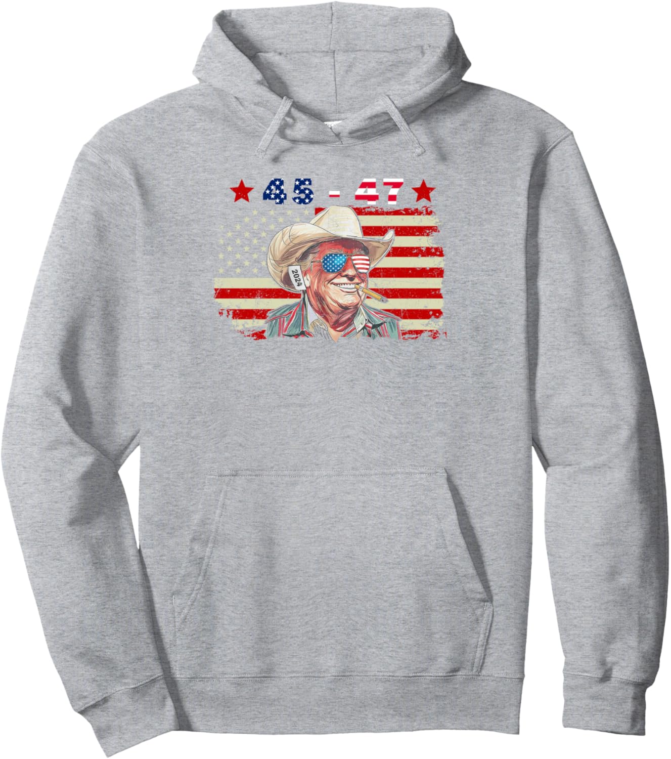 Trump President 2024 - Trump 47 - Victory For Trump Pullover Hoodie