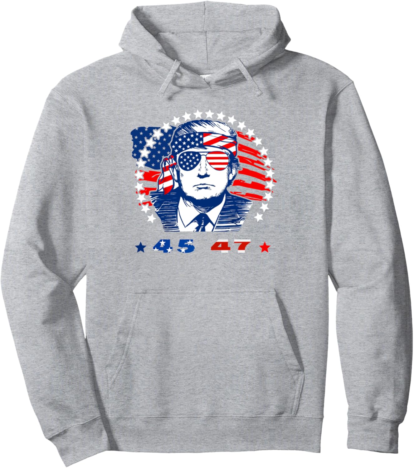 Trump President 2024 - Trump 47 - Victory For Trump Pullover Hoodie