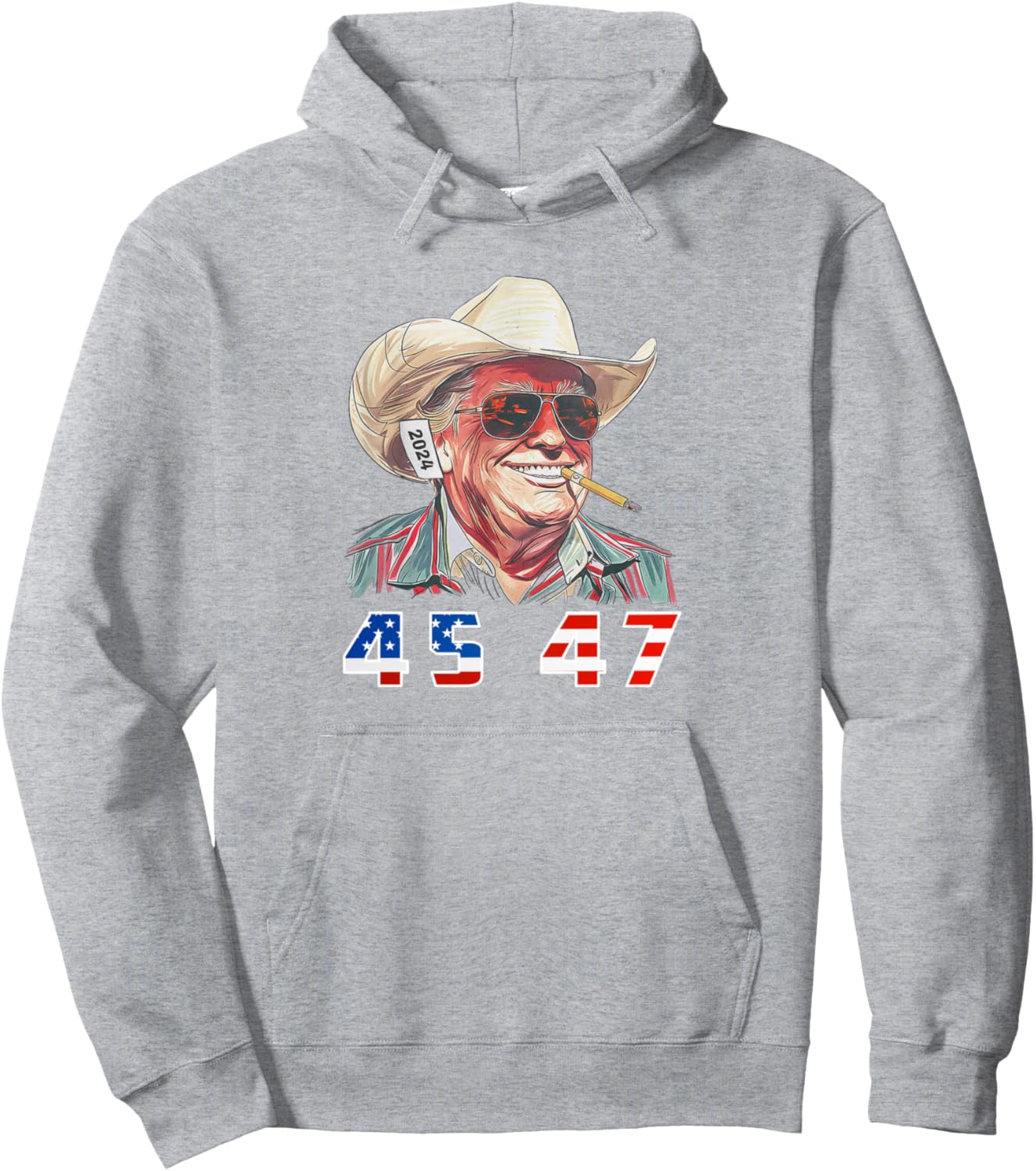 Trump President 2024 - Trump 47 - Victory For Trump Pullover Hoodie