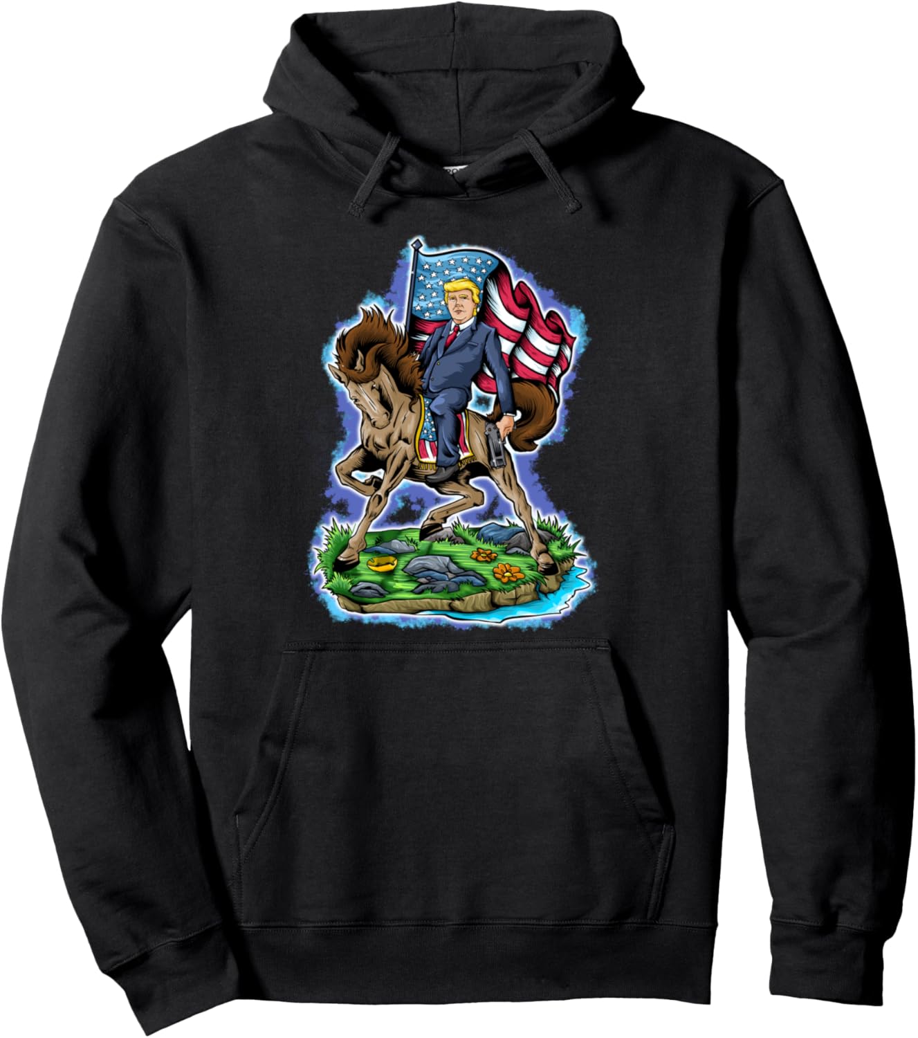 Trump to the rescue 2024 45-47 president TRump Pullover Hoodie