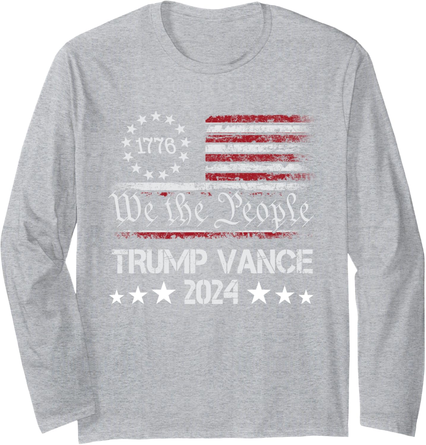 Trump Vance 2024 President Trump Supporter Re-Election Long Sleeve T-Shirt